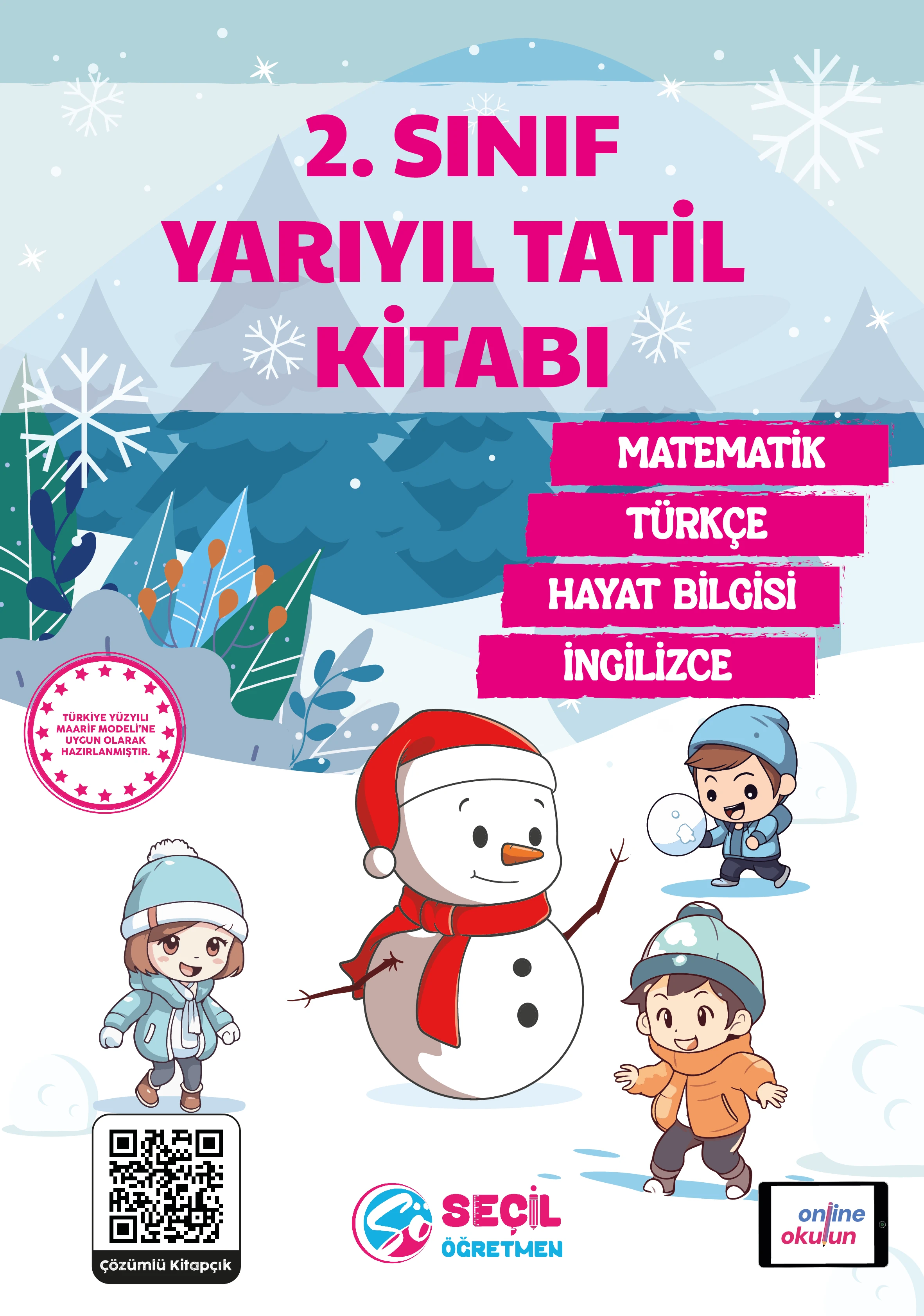 Seçil Öğretmen ile 2.Sınıf Yarıyıl Tatil Kitabı (En geç 29.12.2025 tarihinde kargoya verilecek)