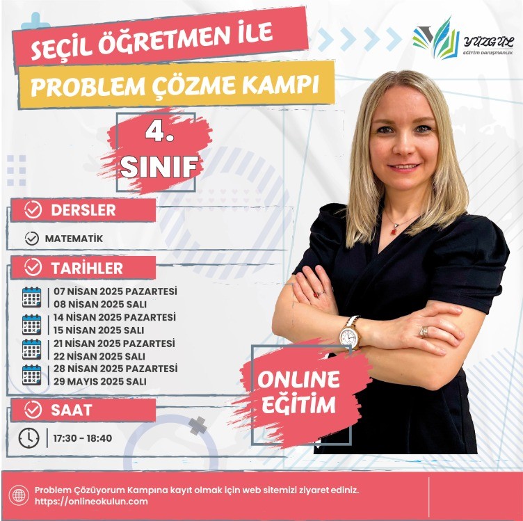 Seçil Öğretmen ile 4.Sınıf Problem Çözüyorum Kampı