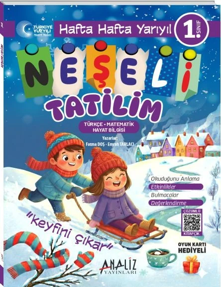 1.Sınıf Yarıyıl Ultra Tatil Kitabı (Analiz Yayınları)