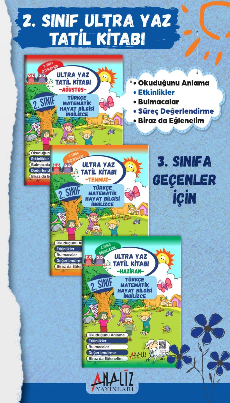 2.SINIF ULTRA YAZ TATİL KİTABI (ANALİZ YAYINLARI)