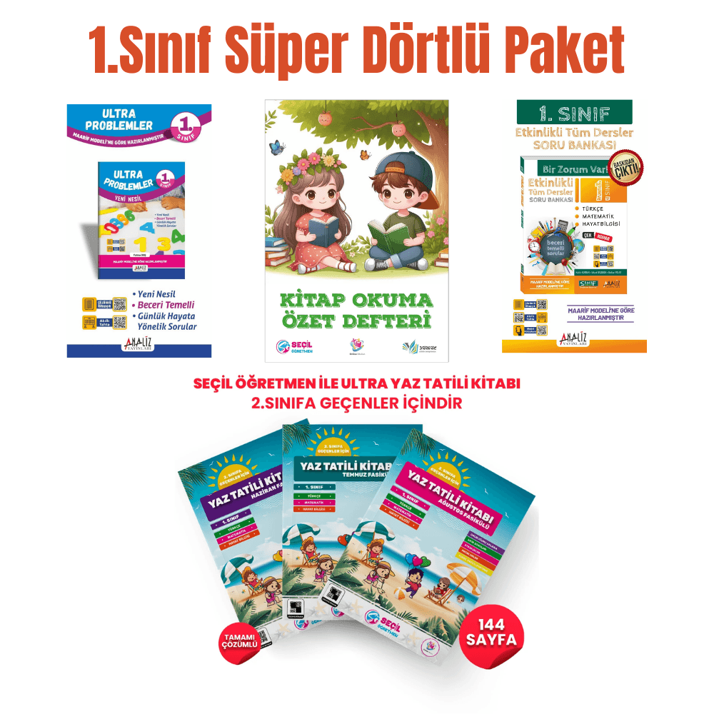 1.Sınıf Süper Dörtlü Paket