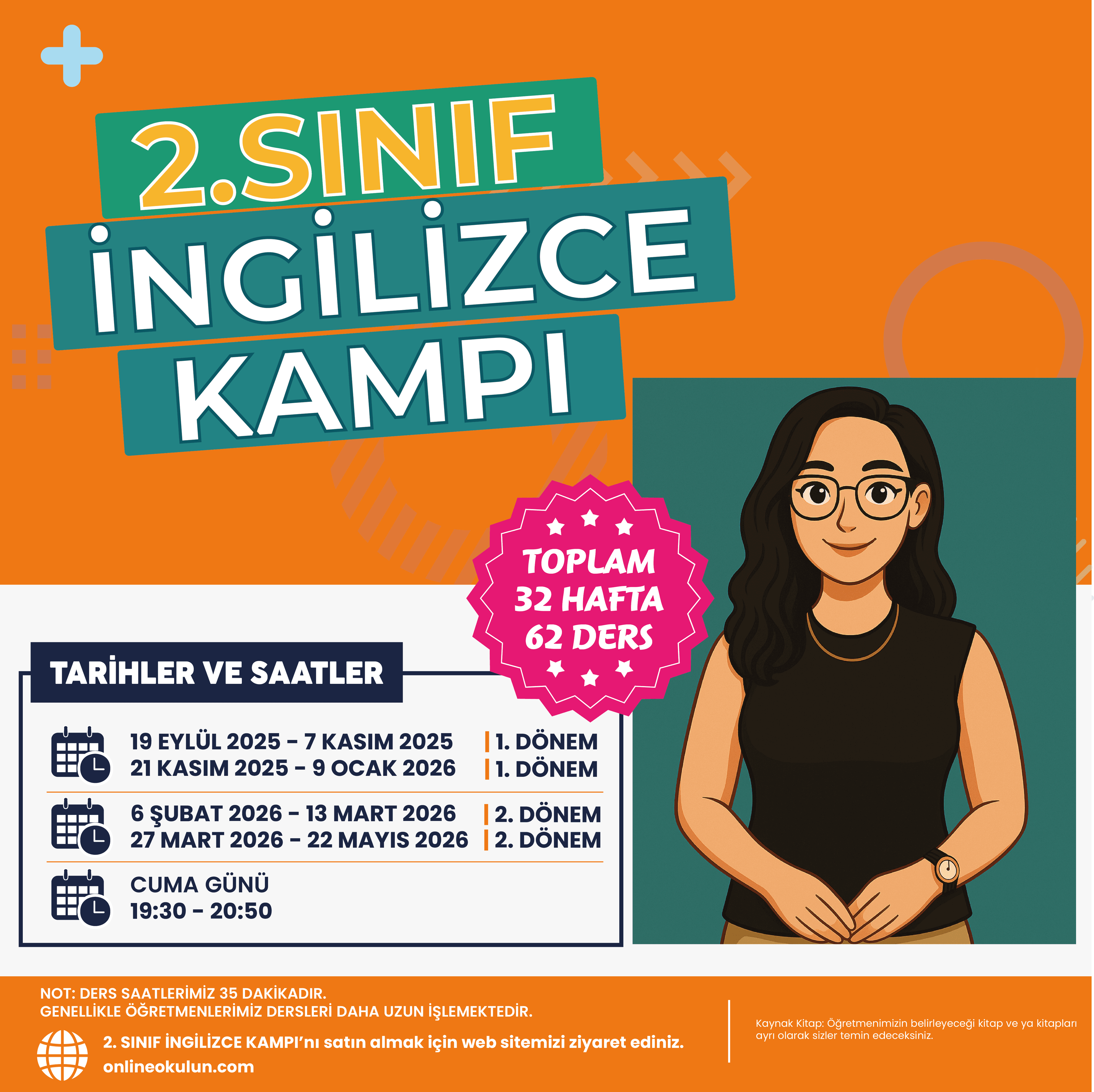 2.Sınıf Eda Öğretmen ile 2025-2026 İngilizce Eğitim Kampı