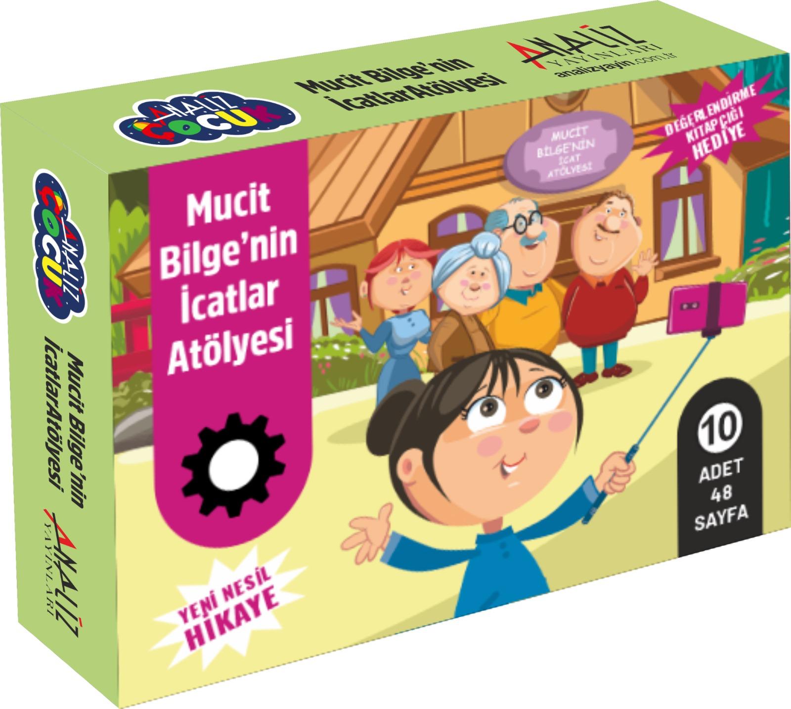 MUCİT BİLGE'NİN İCATLAR ATÖLYESİ 10'LU HİKAYE SETİ + DEĞERLENDİRME TESTİ (2.SINIF)
