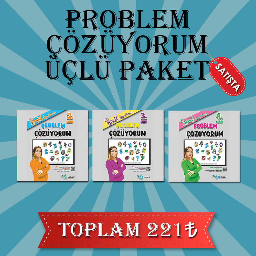 Seçil Öğretmen ile Problem Çözüyorum Serisi Üçlü Paket