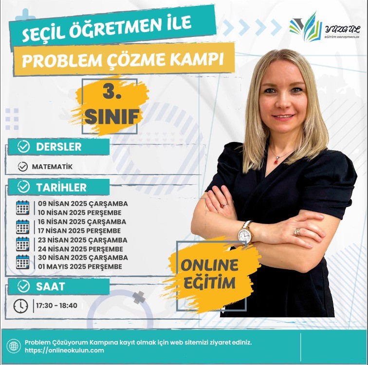 Seçil Öğretmen ile 3.Sınıf Problem Çözüyorum Kampı