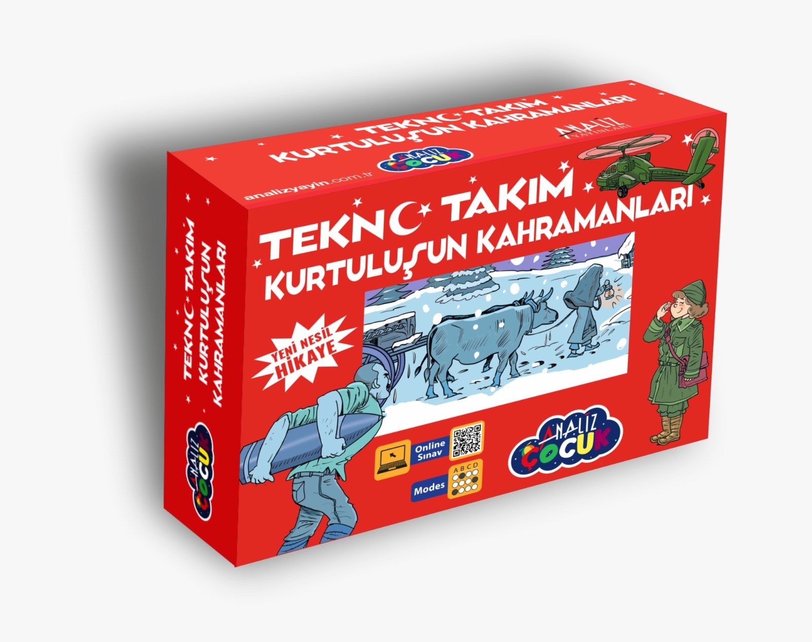 TEKNO TAKIM KURTULUŞUN KAHRAMANLARI 10'LU HİKAYE SETİ (4.SINIF)