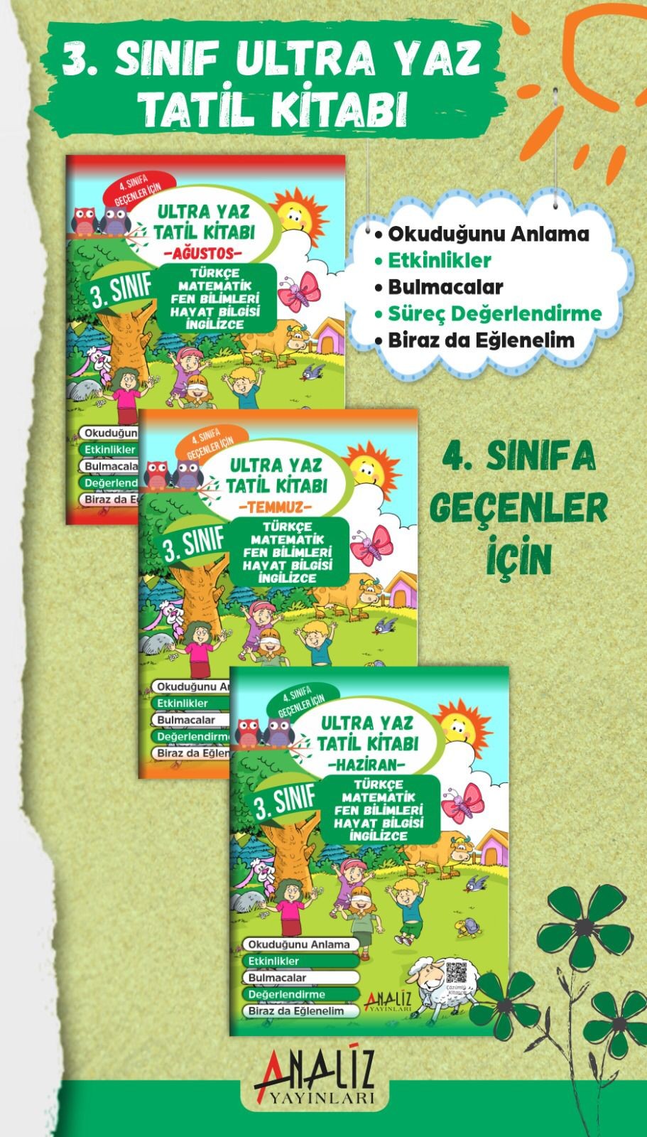 3.SINIF ULTRA YAZ TATİL KİTABI (ANALİZ YAYINLARI)