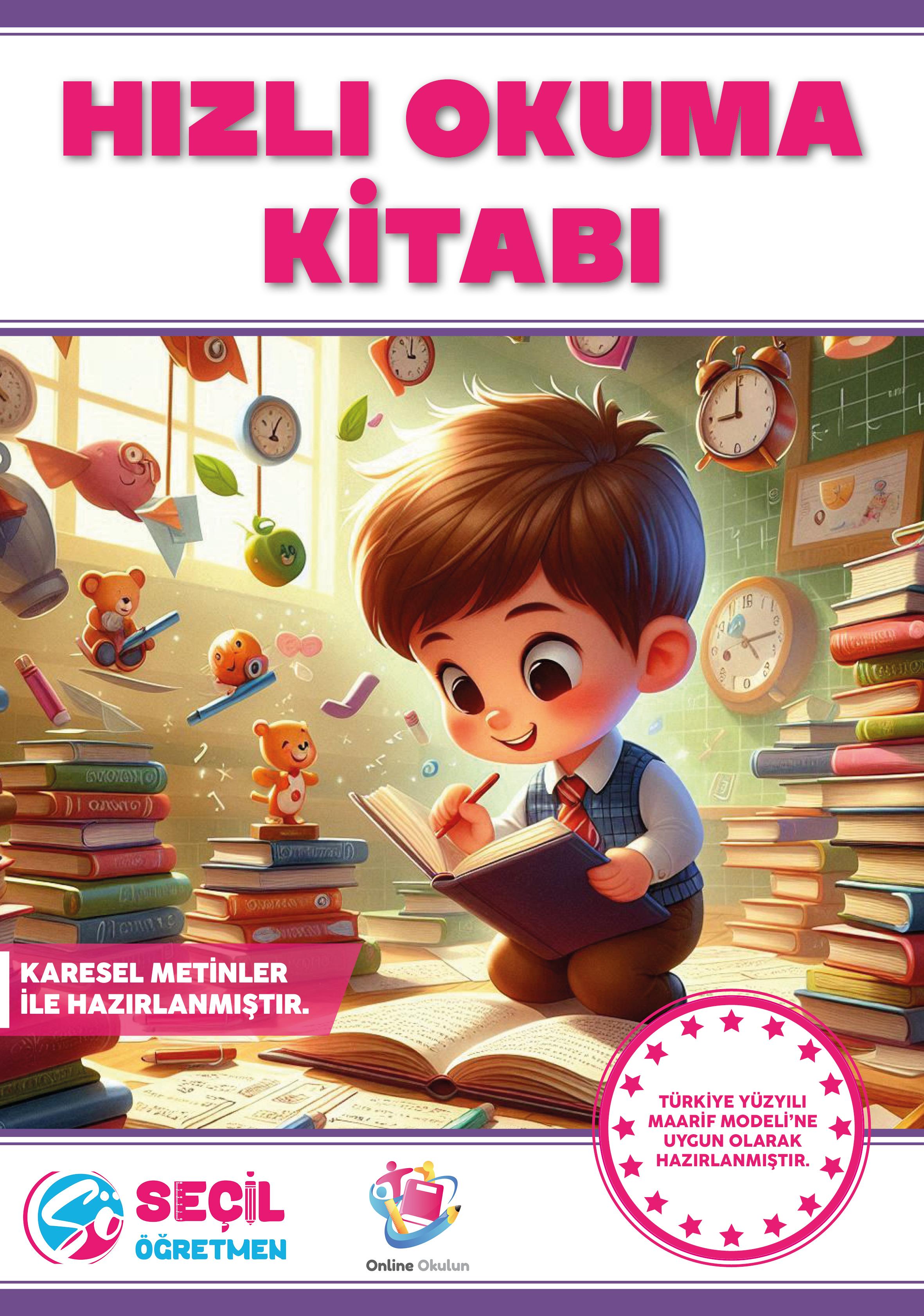 Beşte Beş Paket - Seçil Öğretmenle Problem Çözüyorum Serisi ve Kitap Okuma Özet Defteri ve Hızlı Okuma Kitabı