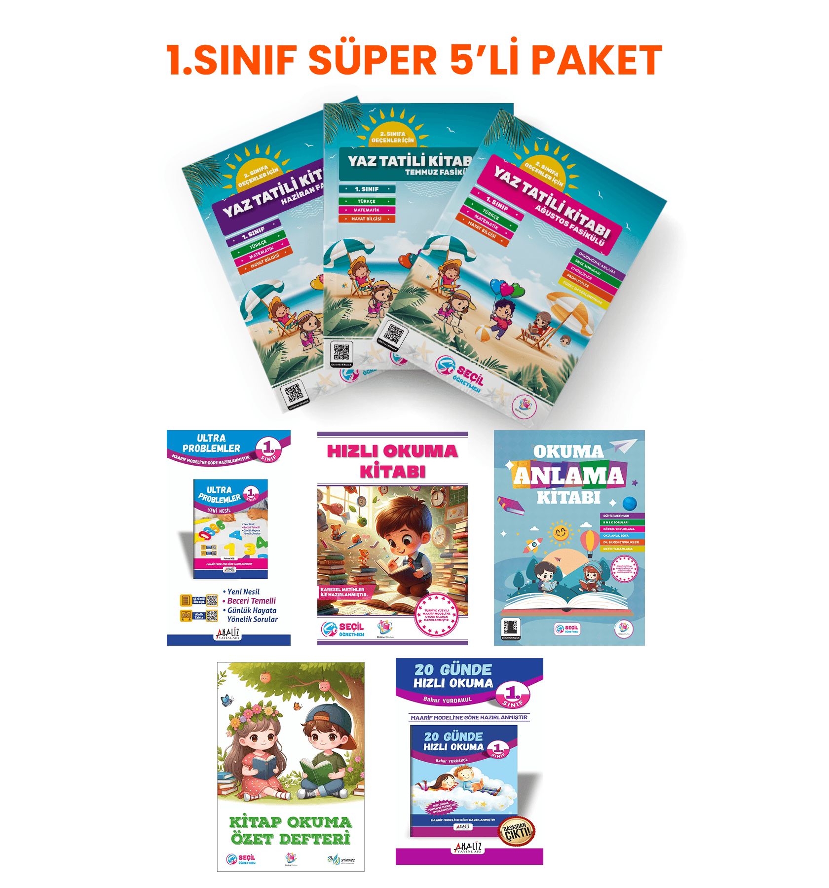 1.Sınıf Süper Beşli Paket