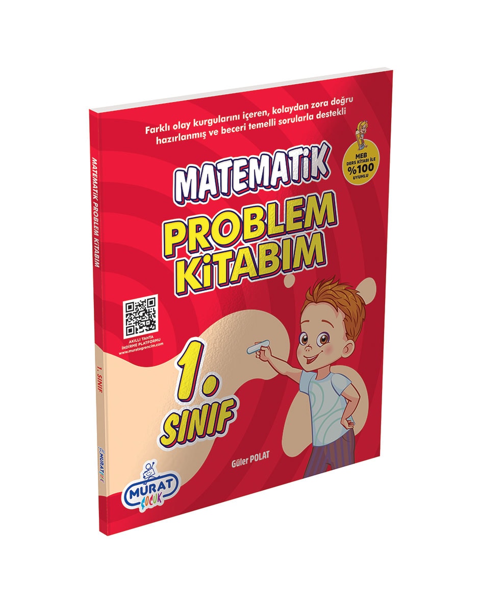 1. Sınıf Matematik Problem Kitabım – MEB Uyumlu, Beceri Temelli Problemlerle Kolaydan Zora