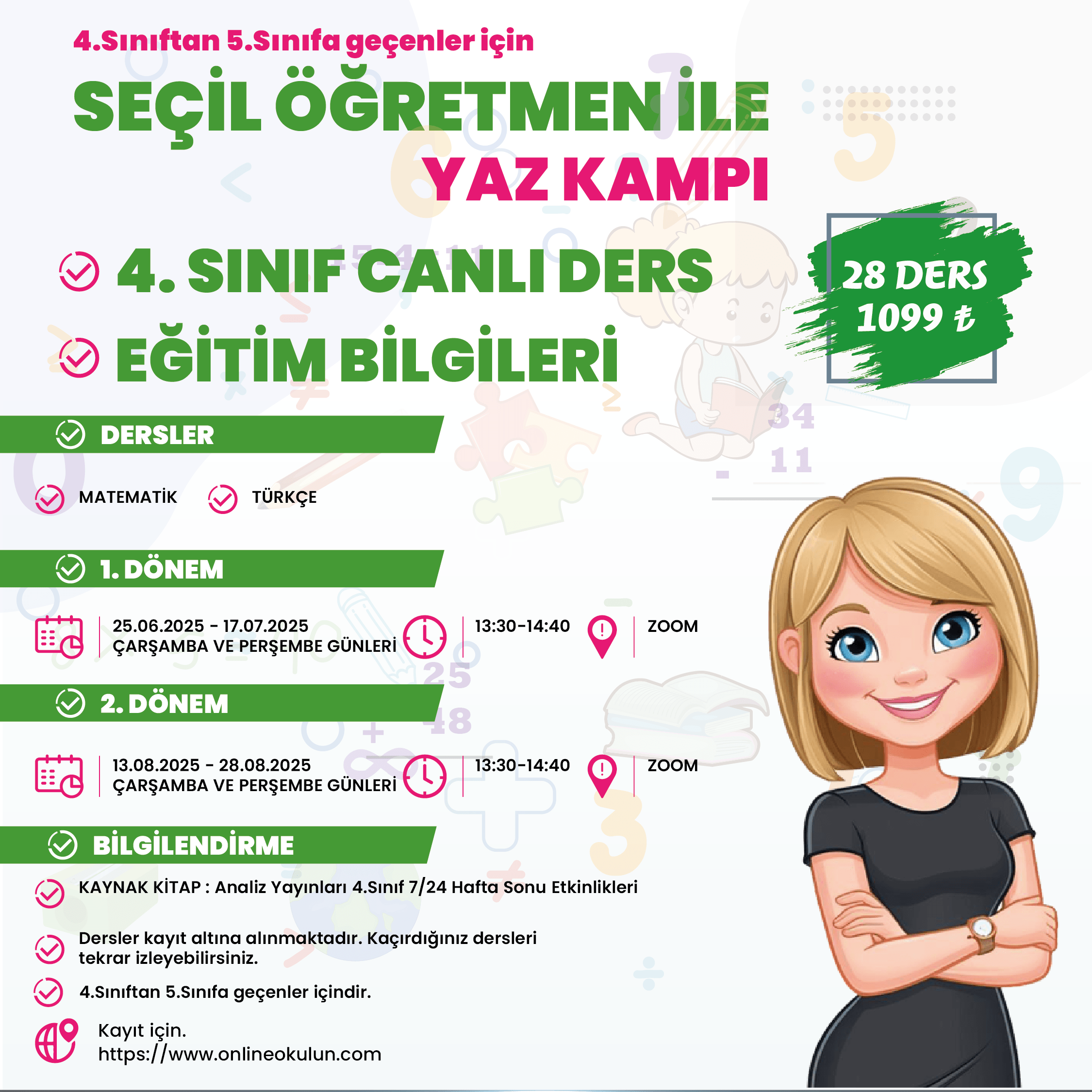 4.Sınıf Seçil Öğretmen ile Yaz Kampı