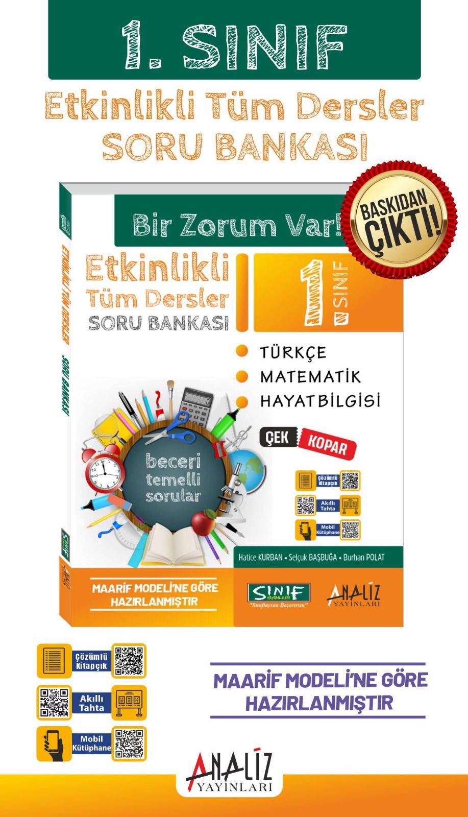 1.Sınıf Etkinlikli Tüm Dersler Soru Bankası