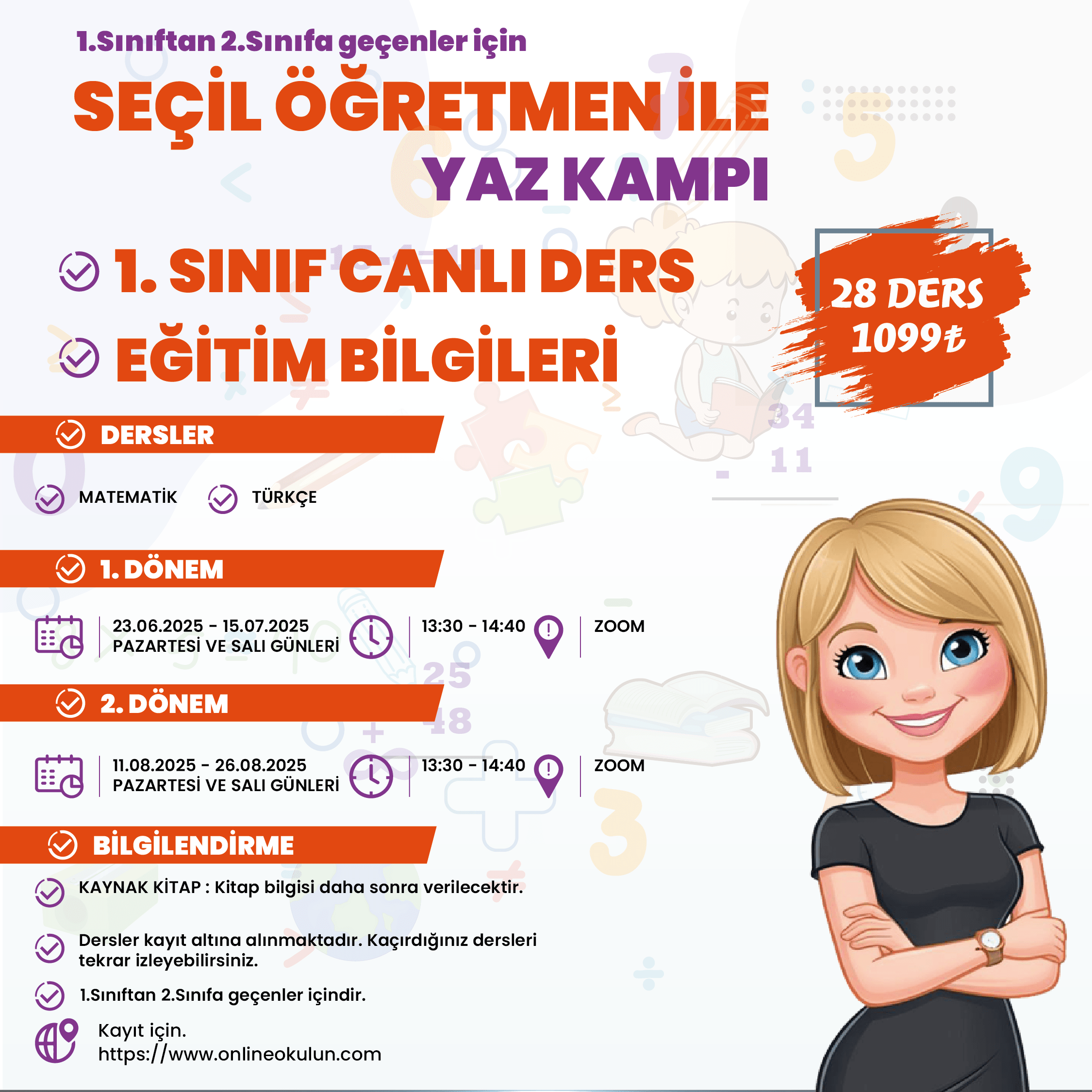 1.Sınıf Seçil Öğretmen ile Yaz Kampı