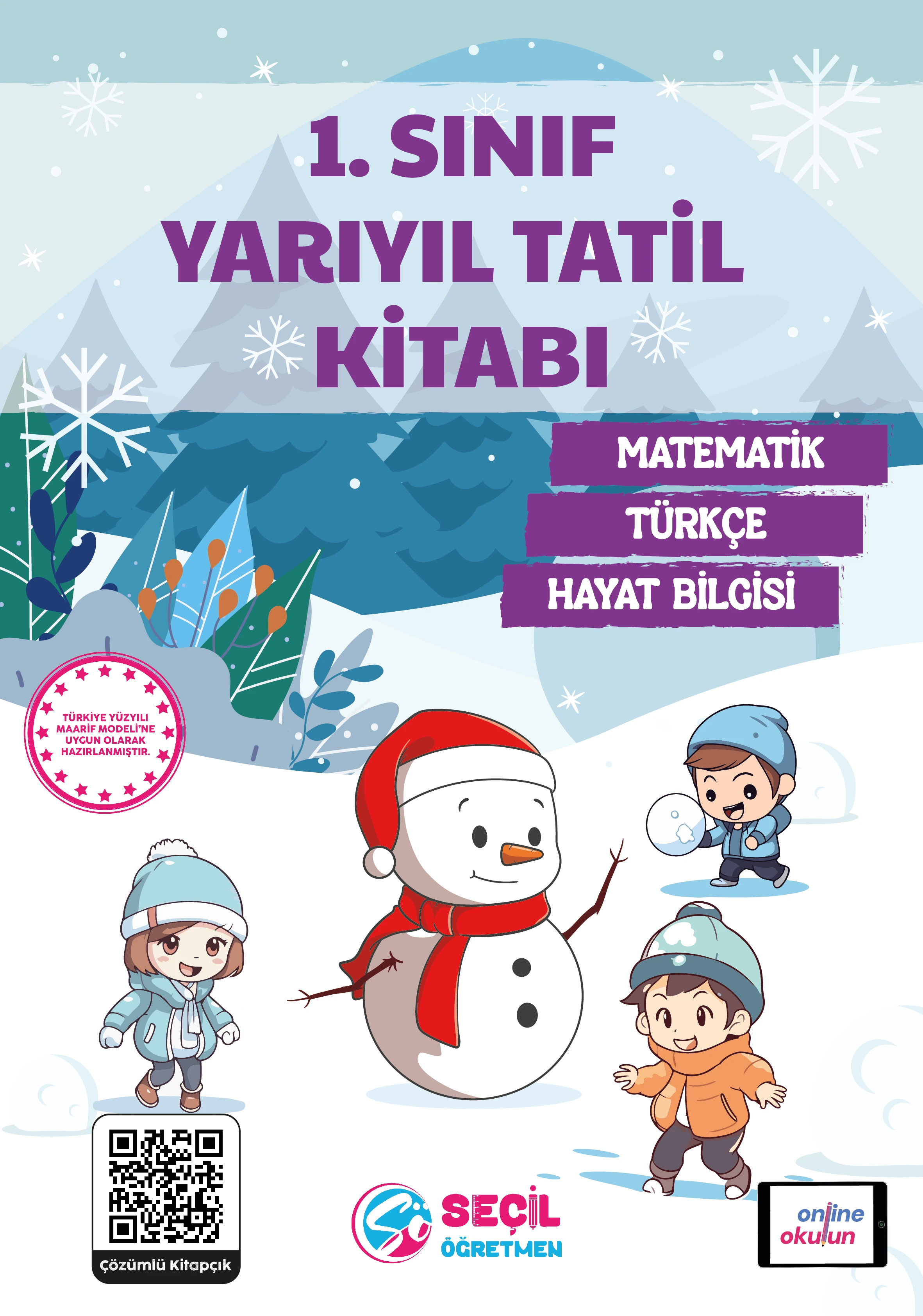 Seçil Öğretmen ile 1.Sınıf Yarıyıl Tatil Kitabı (En geç 29.12.2025 tarihinde kargoya verilecek)