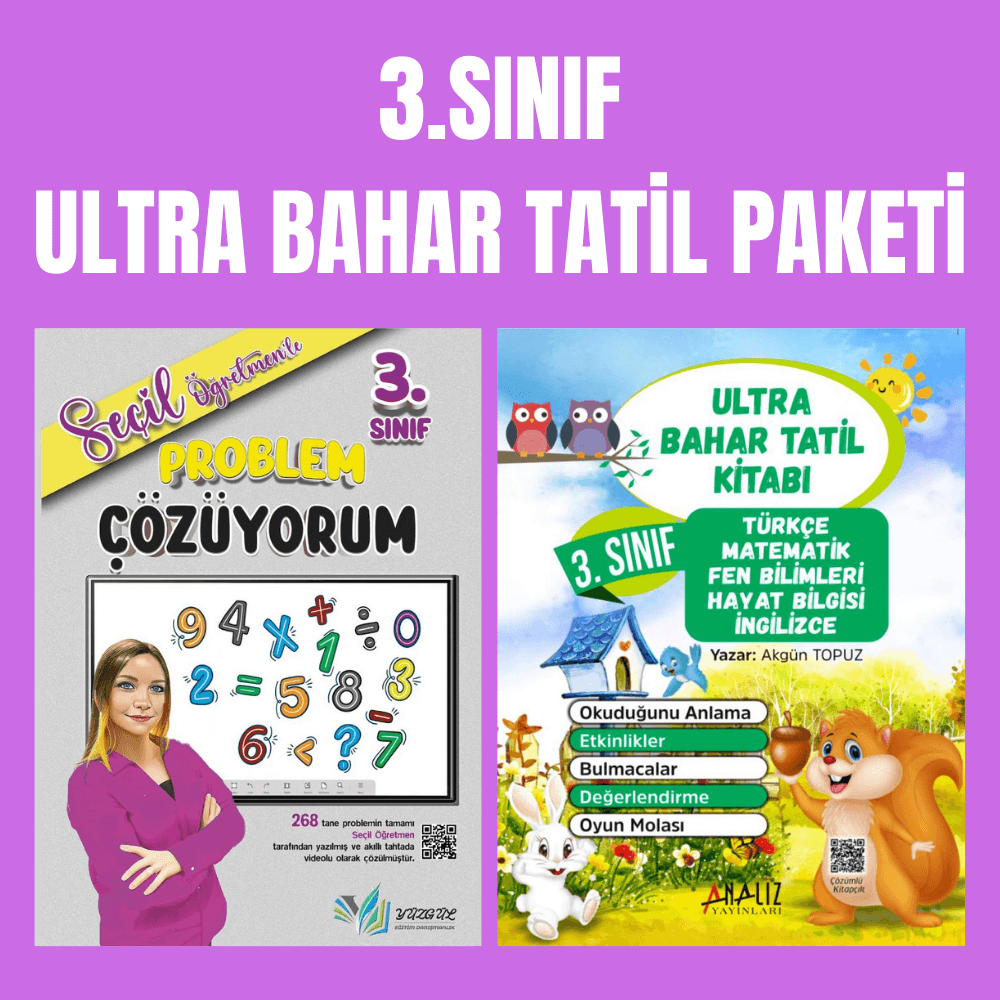 3.Sınıf Ultra Tatil Bahar Tatil Paketi