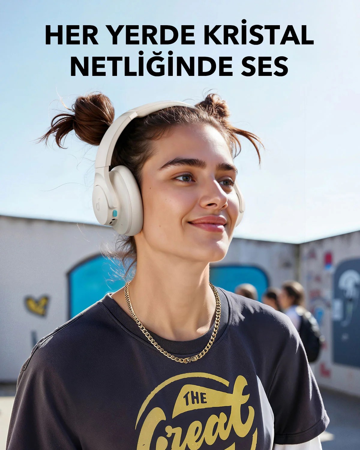 Anker Soundcore Q11 Kulaklık Krem - A3005
