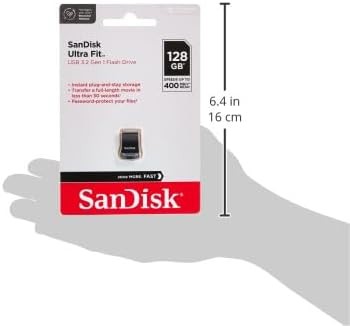 SANDISK USB 64GB ULTRA FIT BLACK 3.1