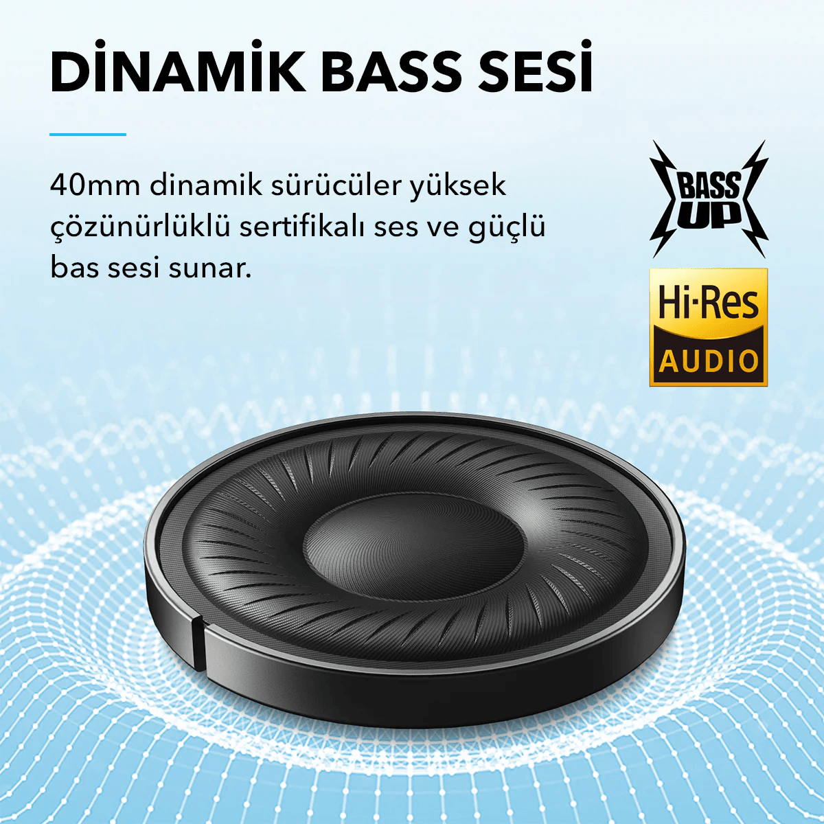 Anker Soundcore Q20İ BT Kulaklık-Siyah-A3004