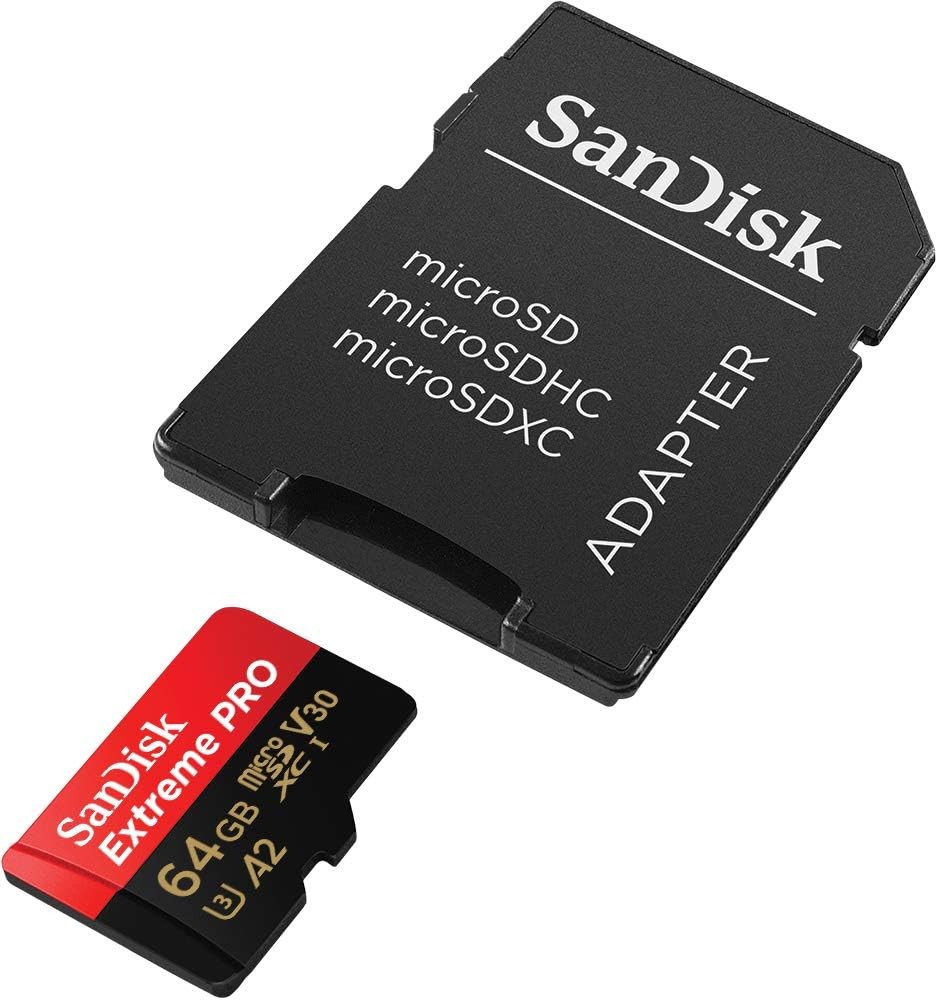 SANDISK EXTREME PRO MİCRO SD UHS I CARD 64 GB