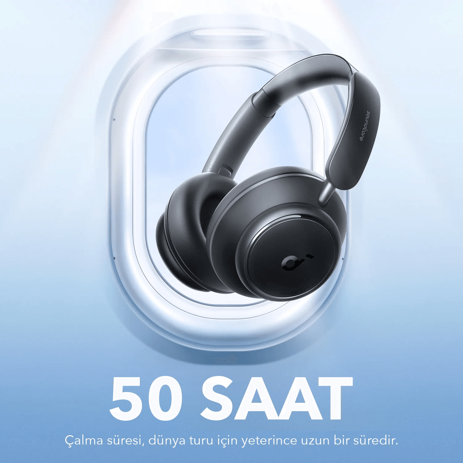 Anker Soundcore Space One Kulaklık-Siyah-A3035