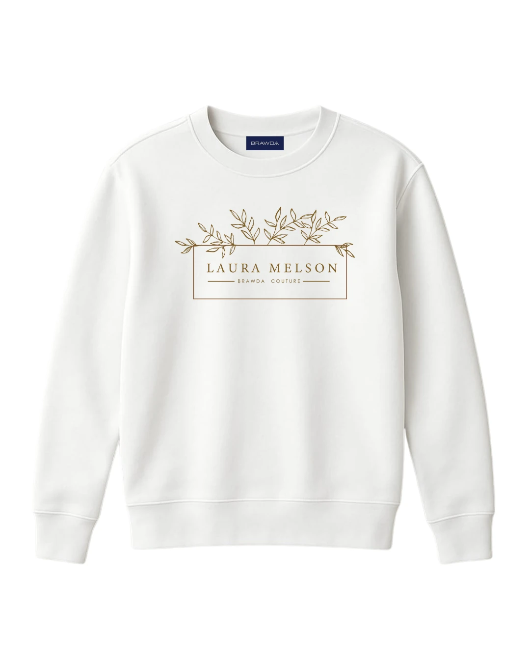 LAURA MELSON BEYAZ SWEATSHIRT