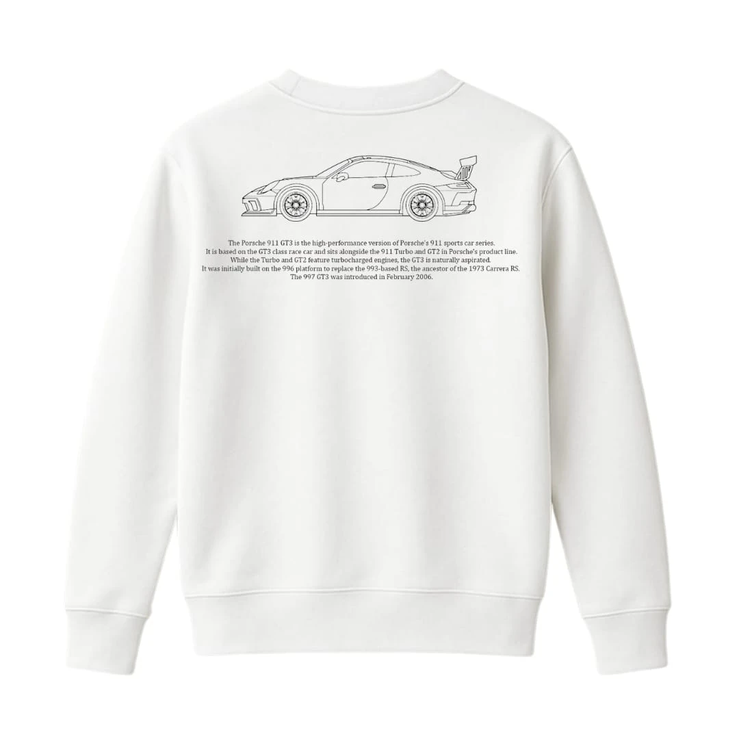 911 BEYAZ SWEATSHIRT