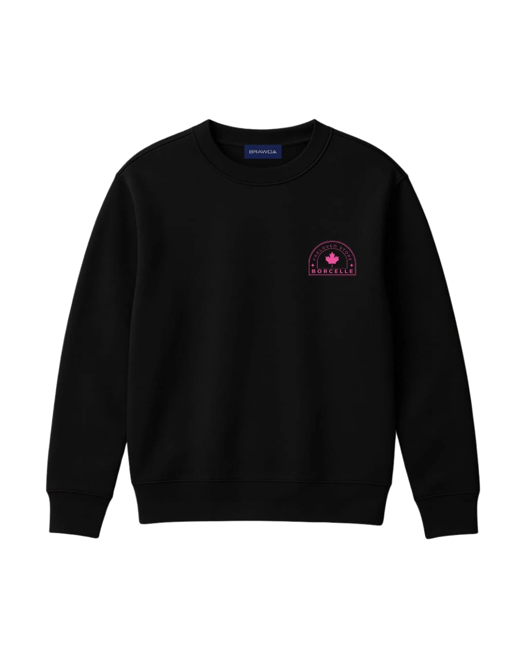 BORCELLE SİYAH SWEATSHIRT