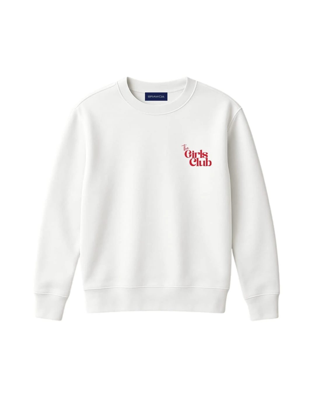 GIRLS CLUB BEYAZ SWEATSHIRT
