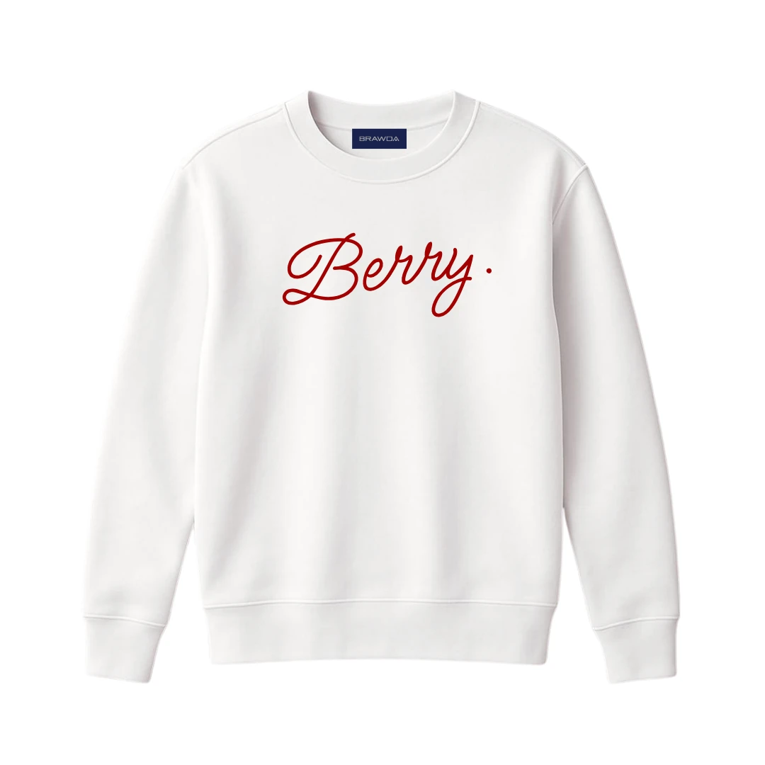 BERRY BEYAZ SWEATSHİRT