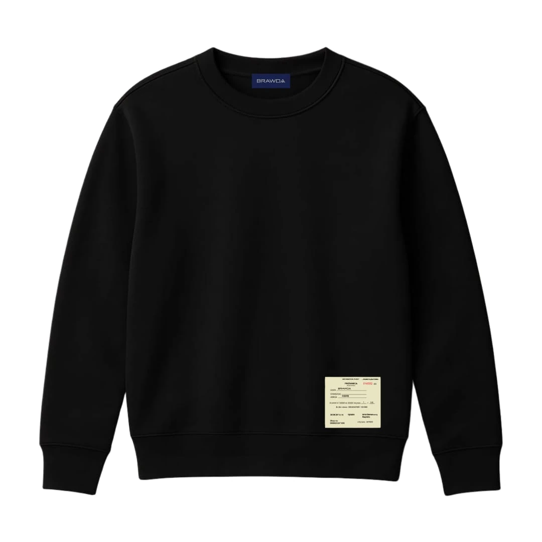 ADERSSA SİYAH SWEATSHIRT