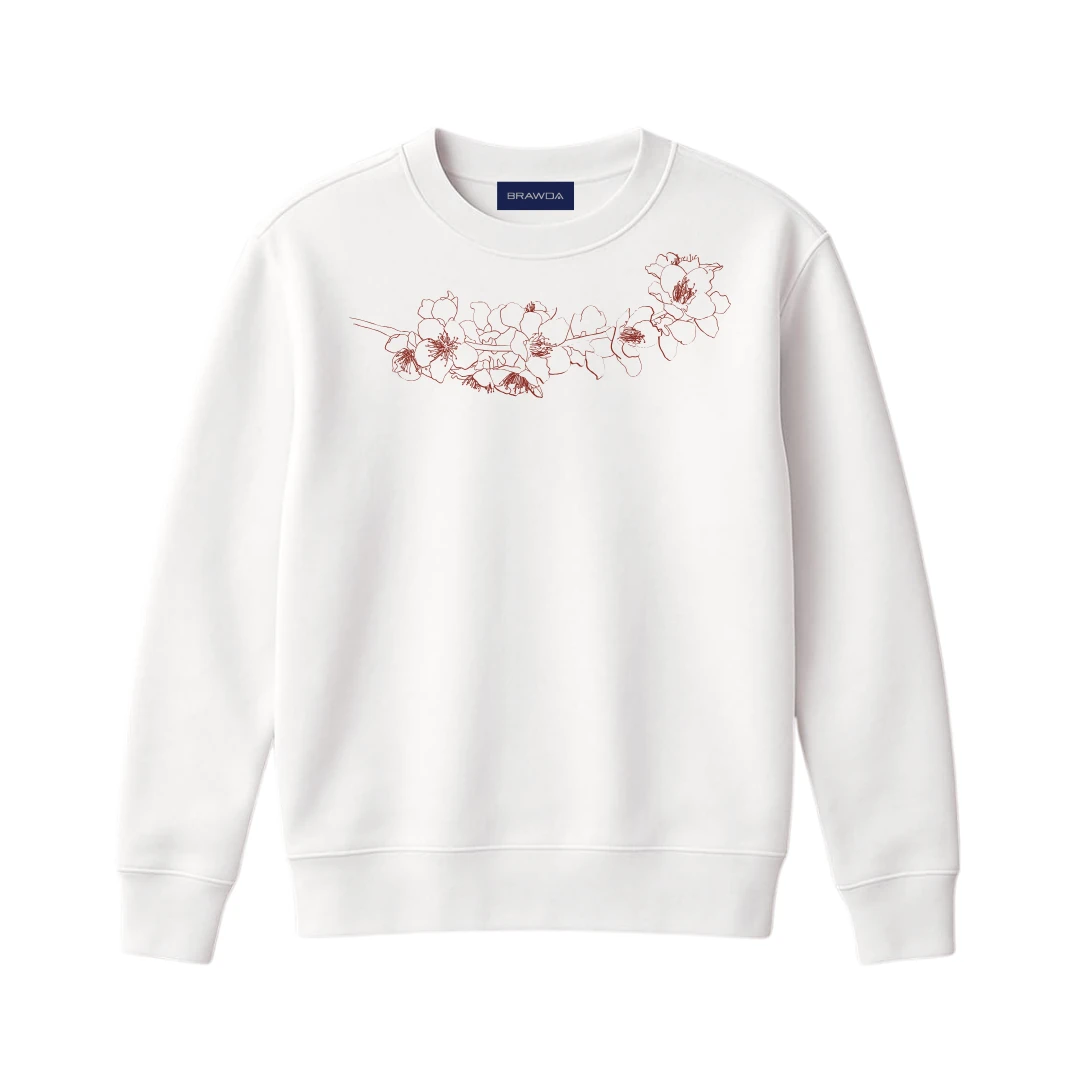 BOTİKA BEYAZ SWEATSHİRT