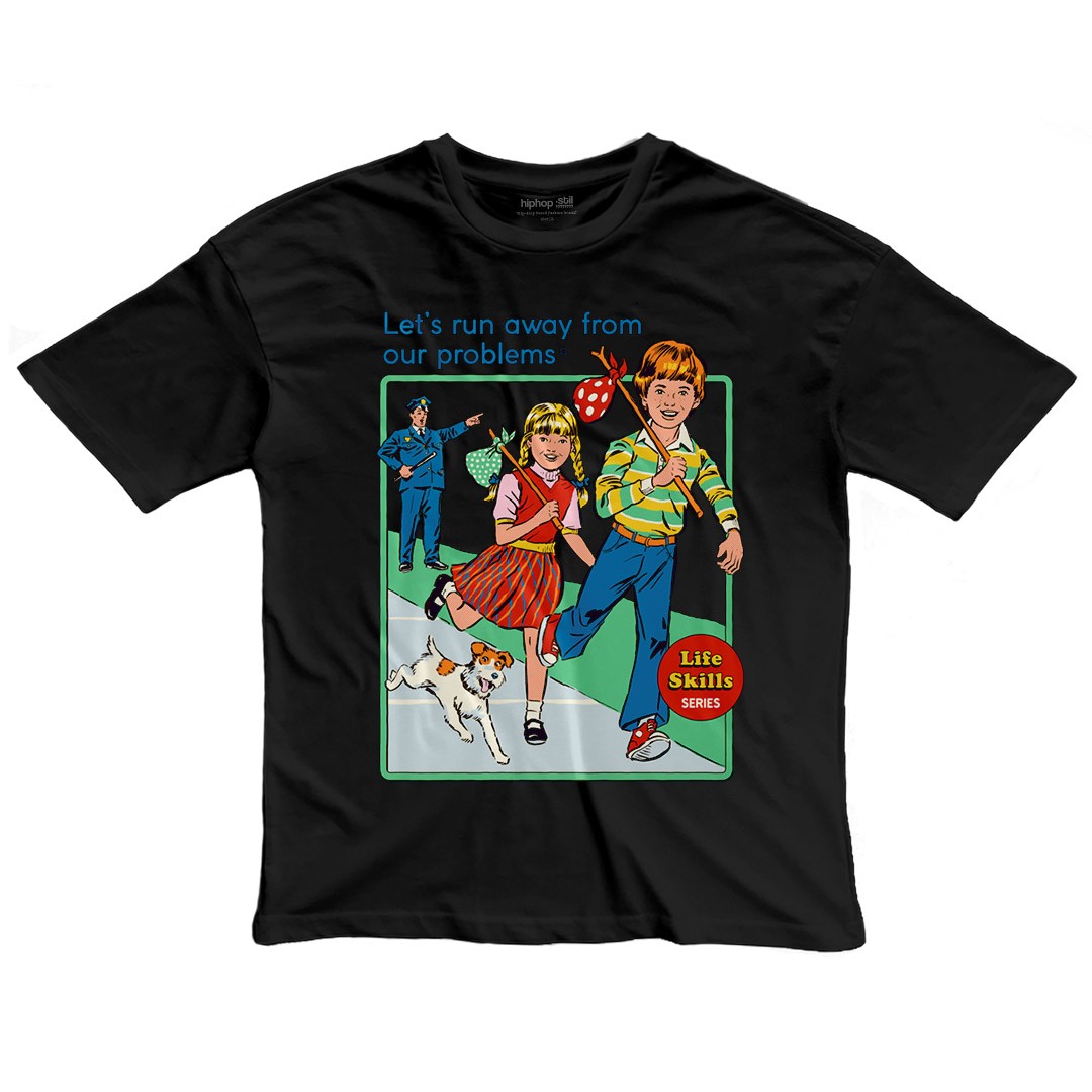 Let's Run Away — Oversize T-Shirt