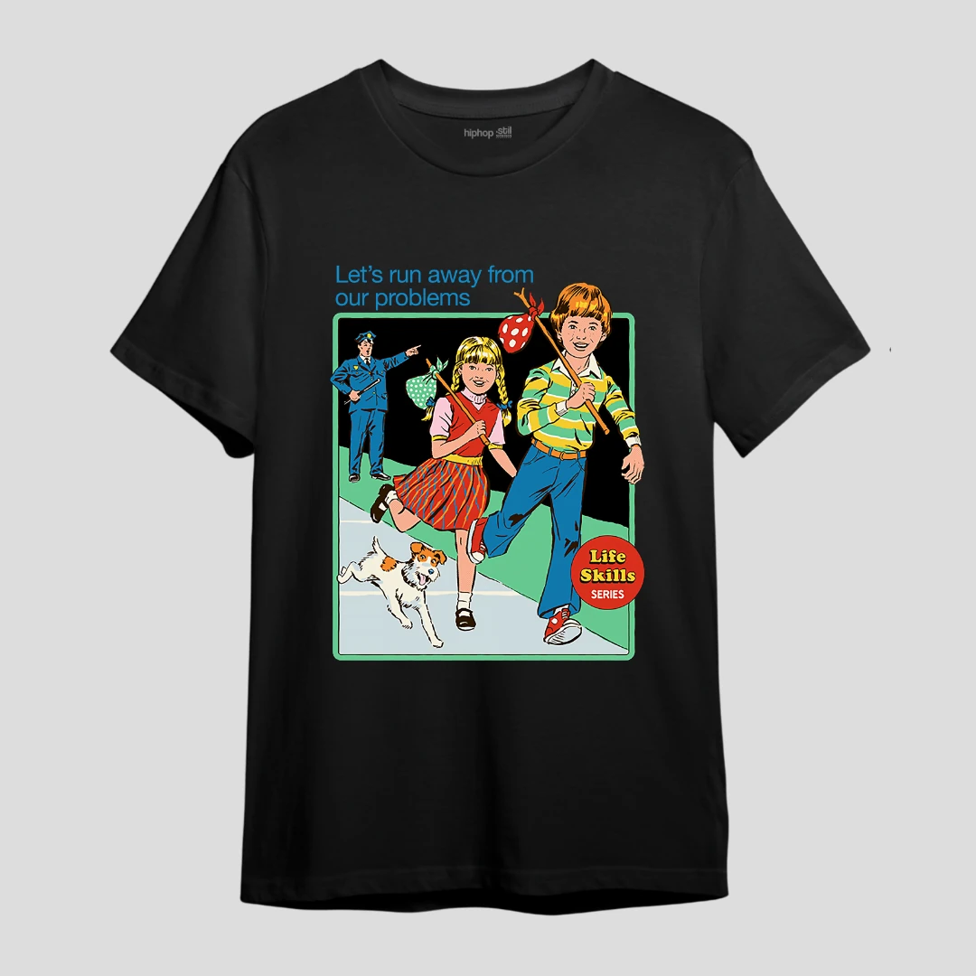Let's Run Away — Oversize T-Shirt