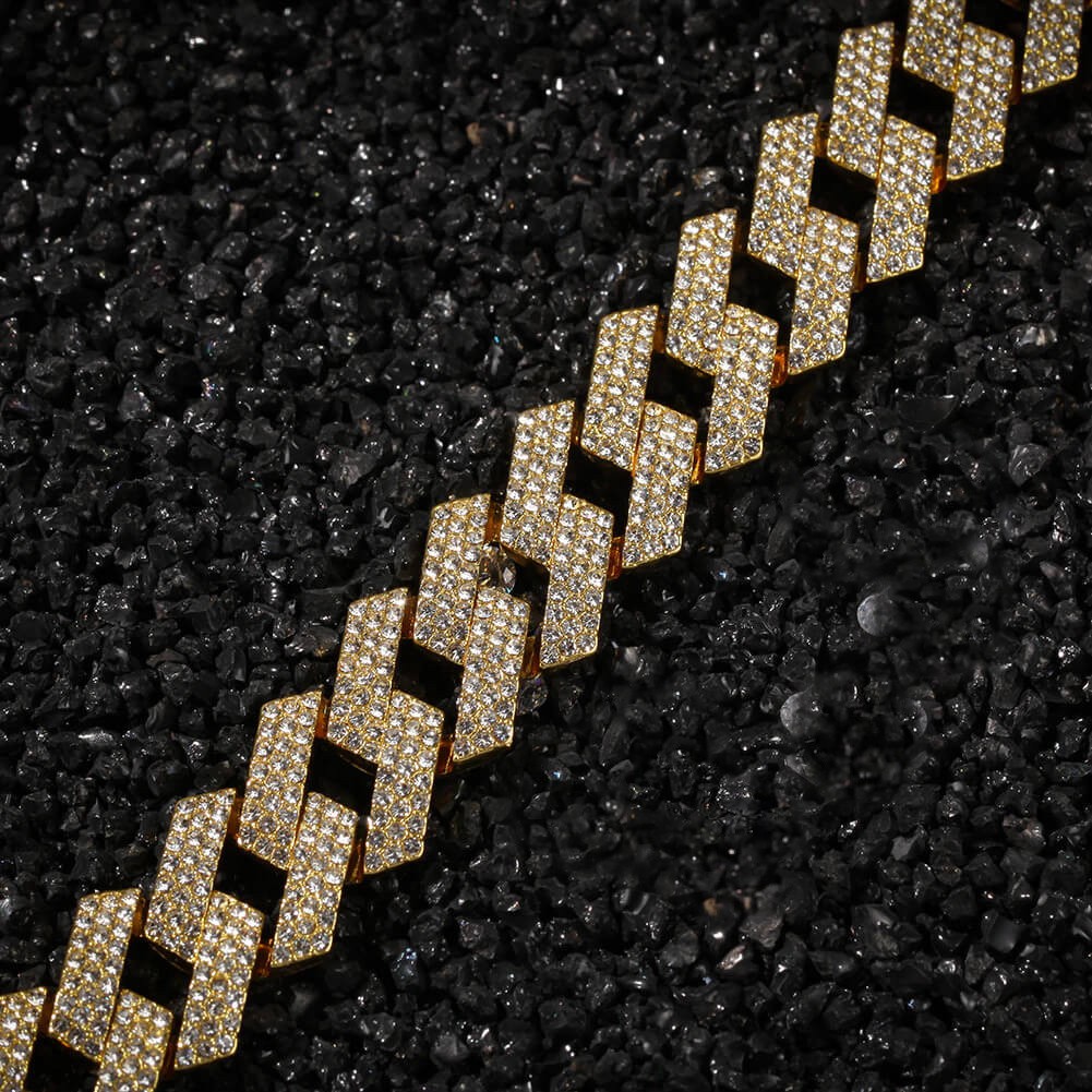 20mm Prong Bracelet - Gold