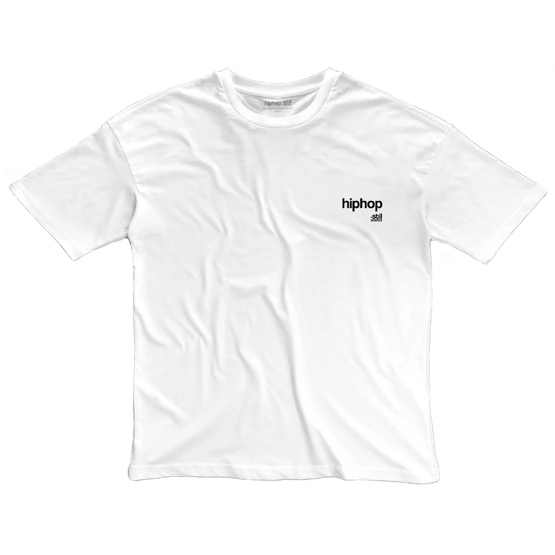 Hiphop Stil Baskılı - Oversize T-shirt