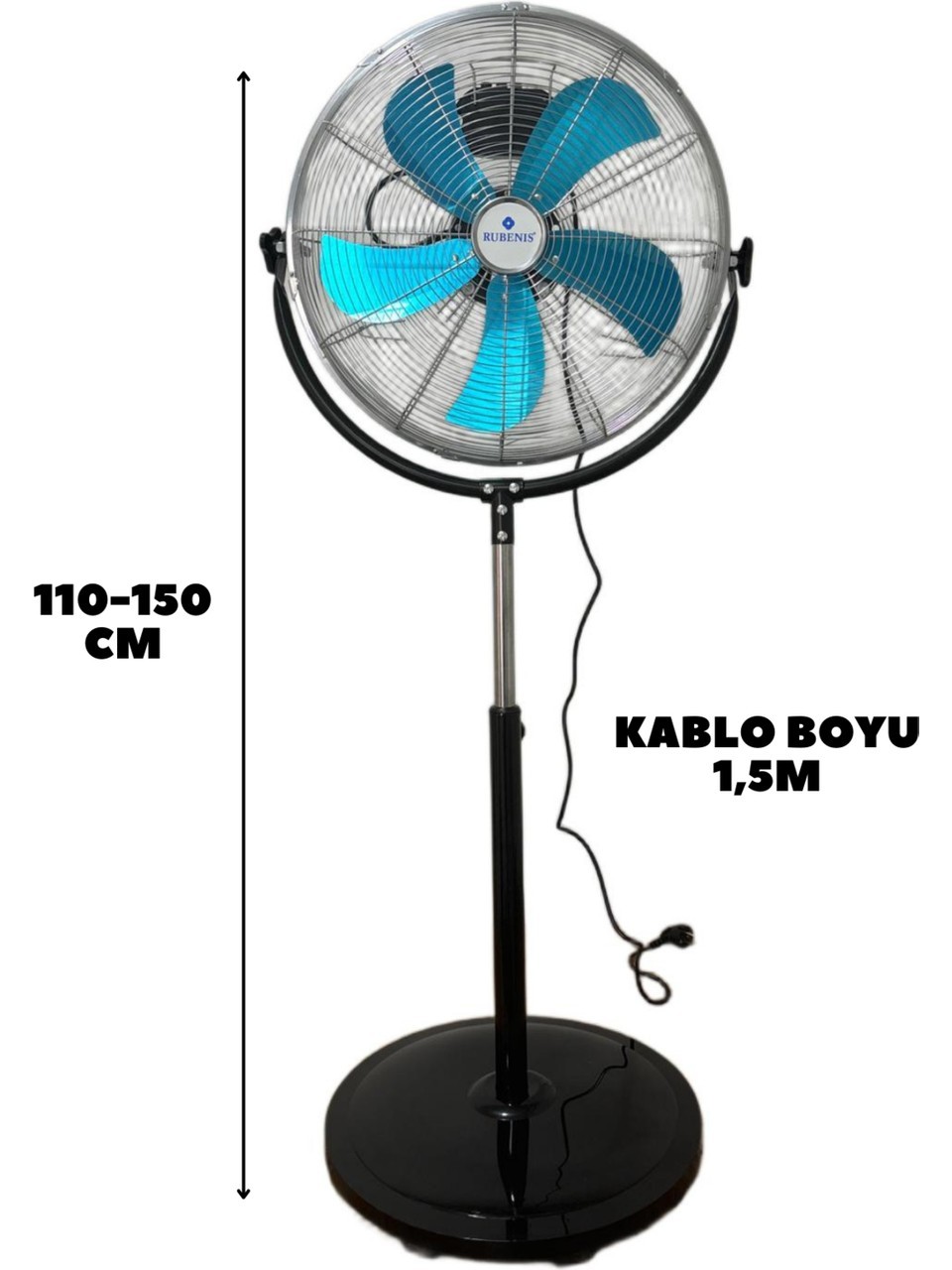Rubenis RBS-27 PLUS 18" Sanayi Tipi Vantilatör
