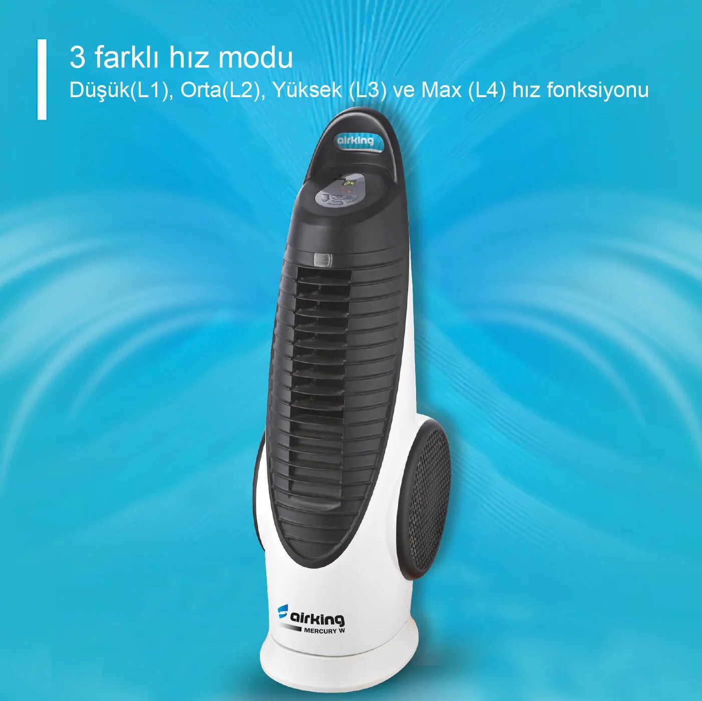 Airking Mercury W Smart Kule Vantilatör