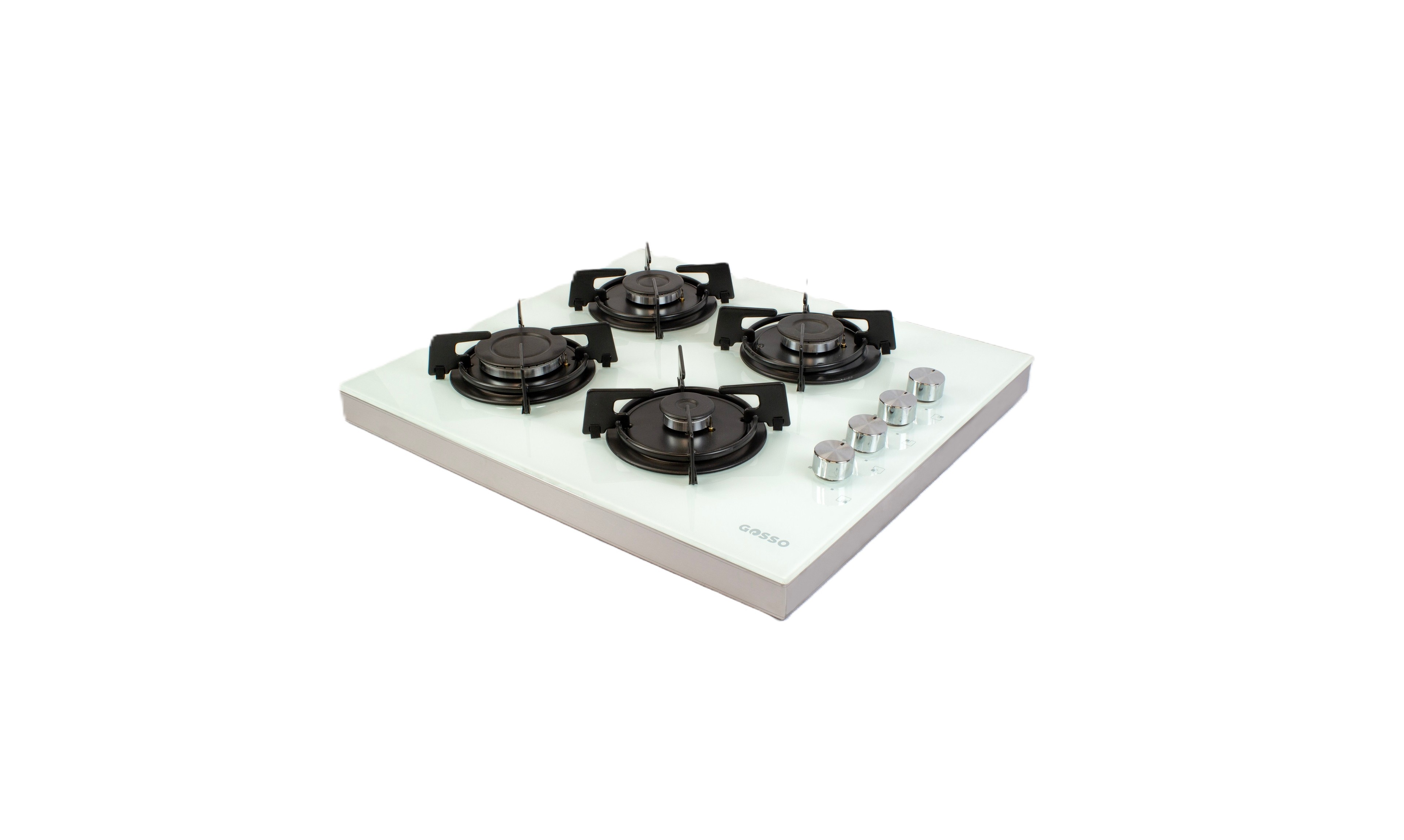 Gosso 4510 Beyaz Setüstü Cam Ocak