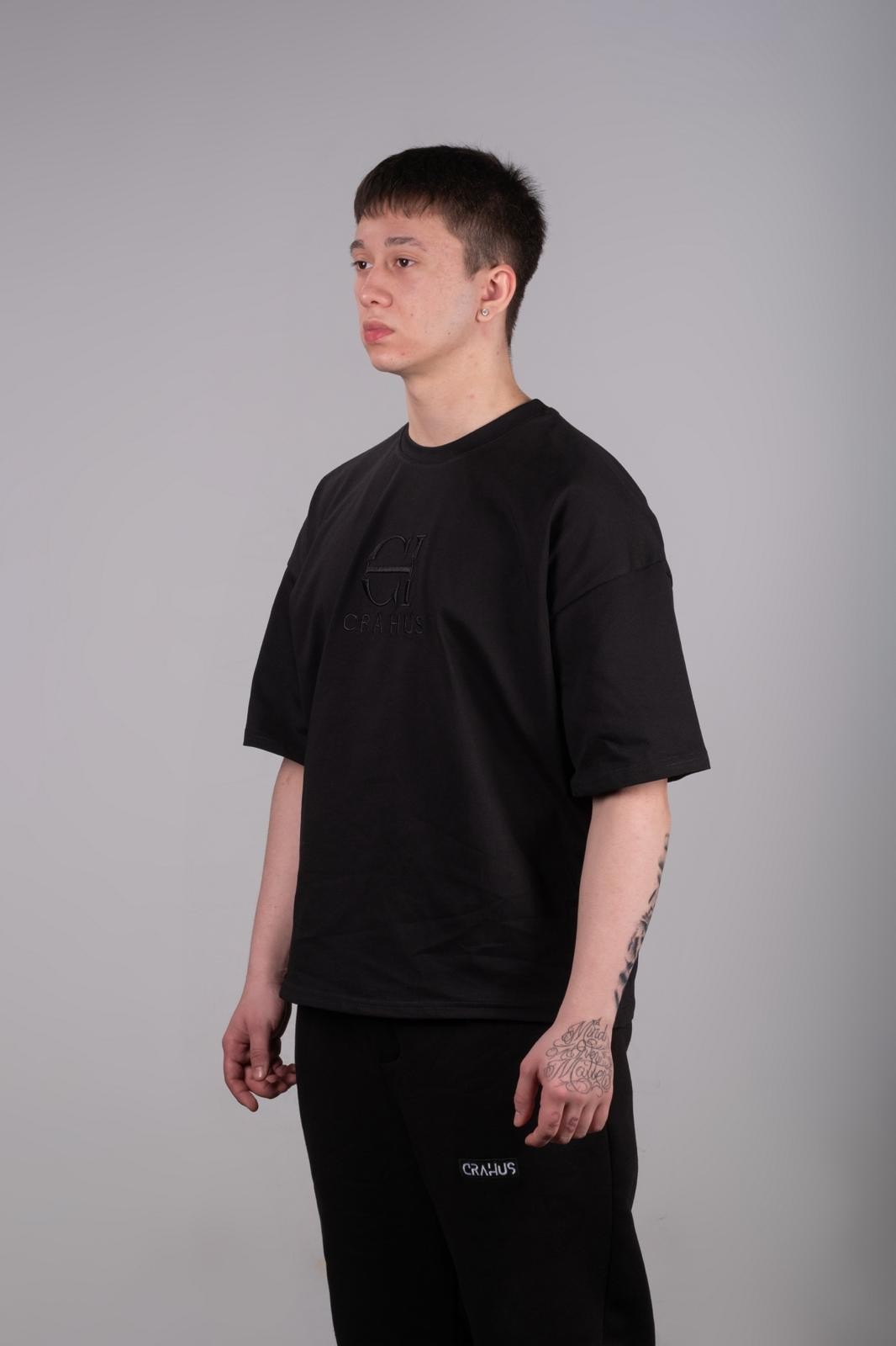 Oversize Basic T-shirt - SİYAH