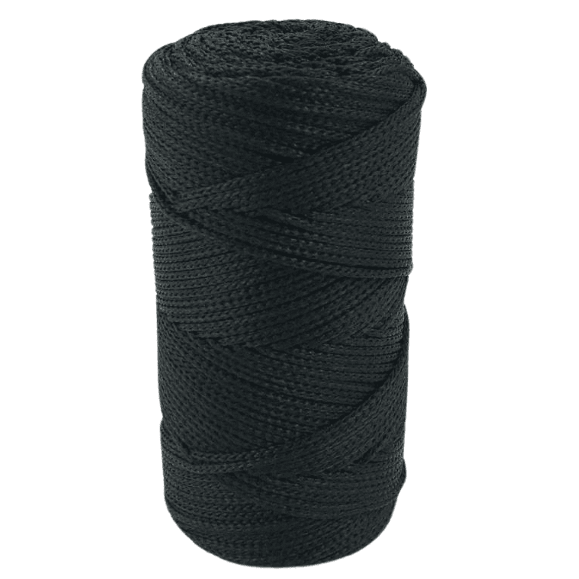 3 mm Polyester Makrome İpi - Siyah 001