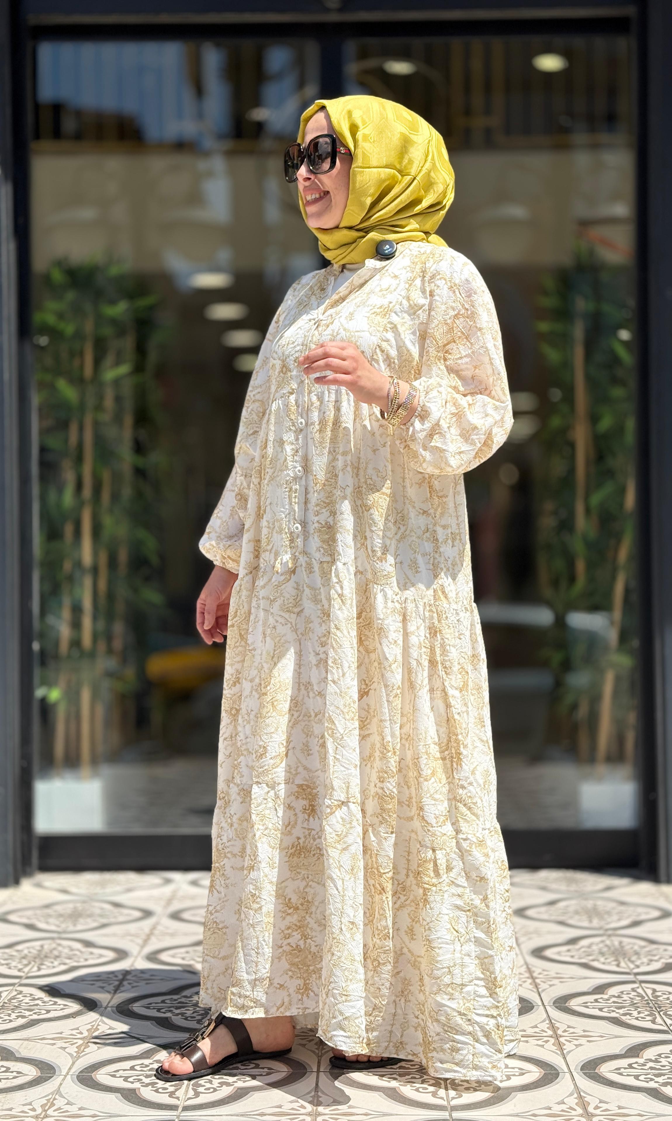 MELEK ELBİSE - SARI