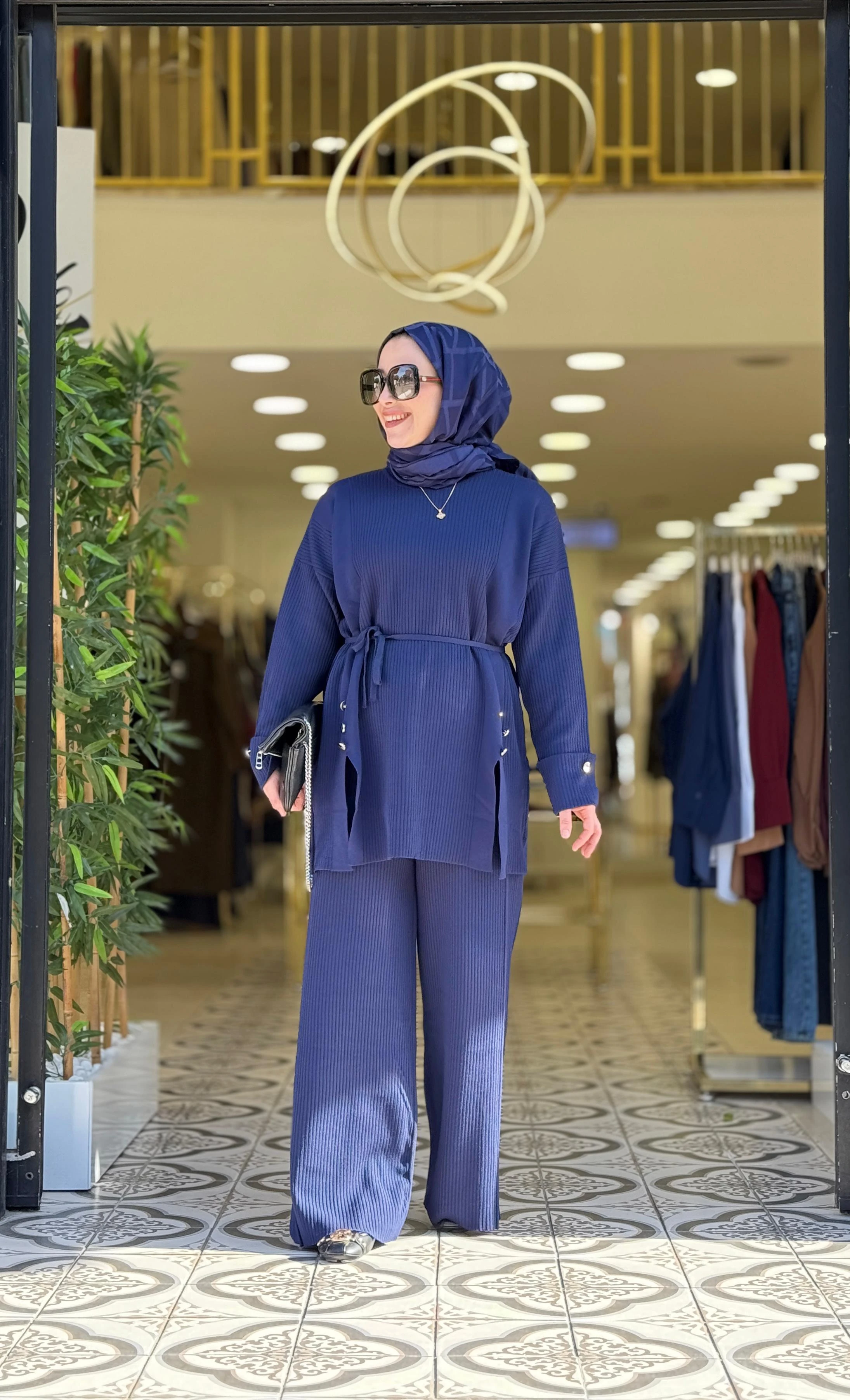 ZÜLAL TRİKO TAKIM - LACİVERT