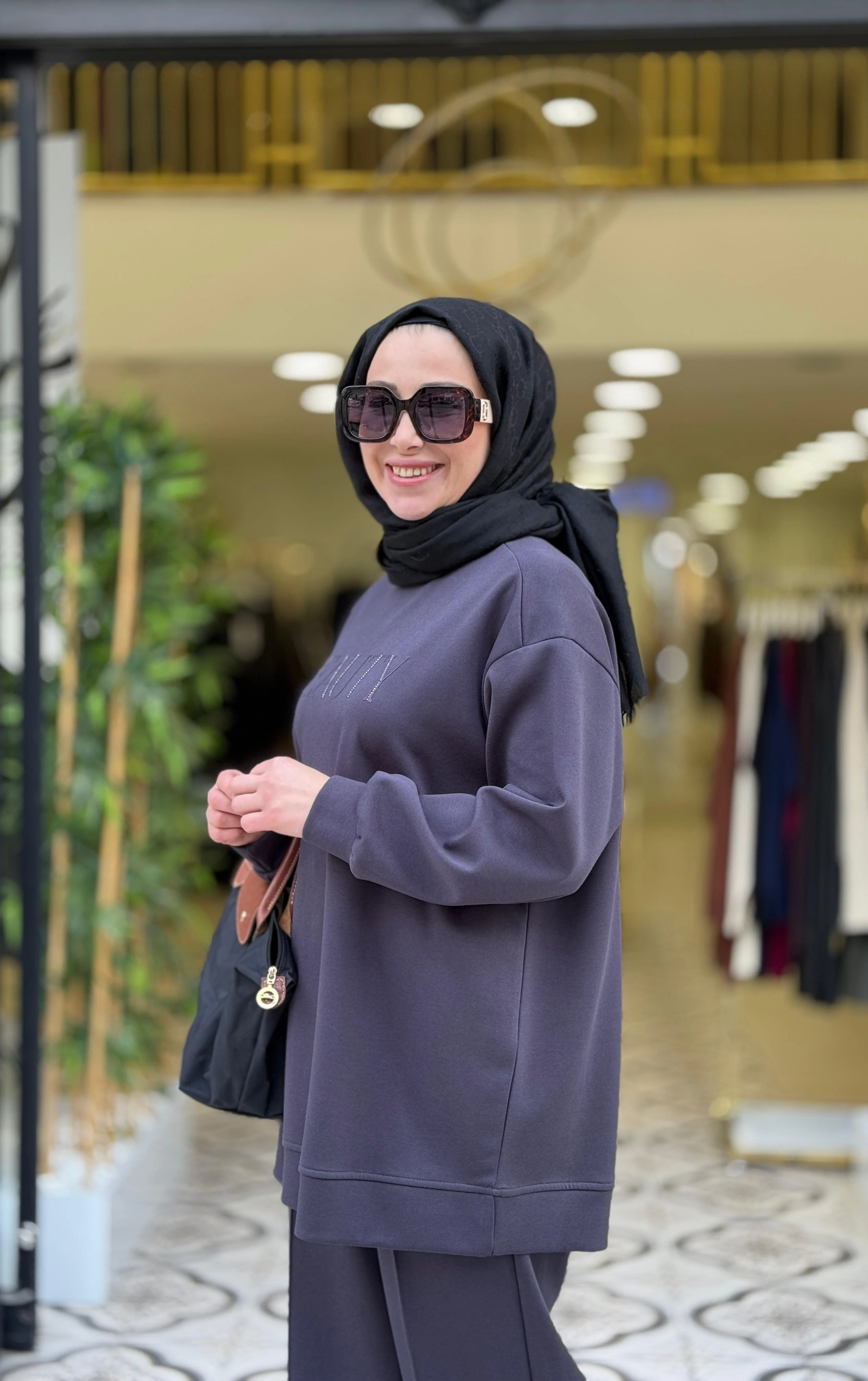 BEAUTY PANTOLONLU TAKIM - ANTRASİT