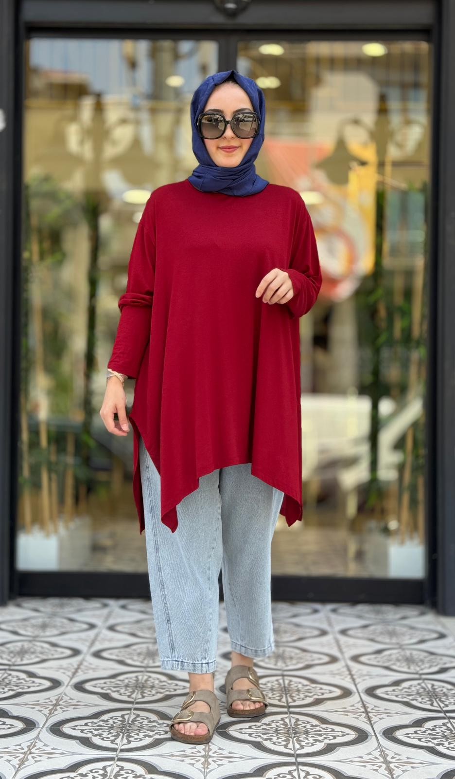 BROADWAY TUNİK - BORDO