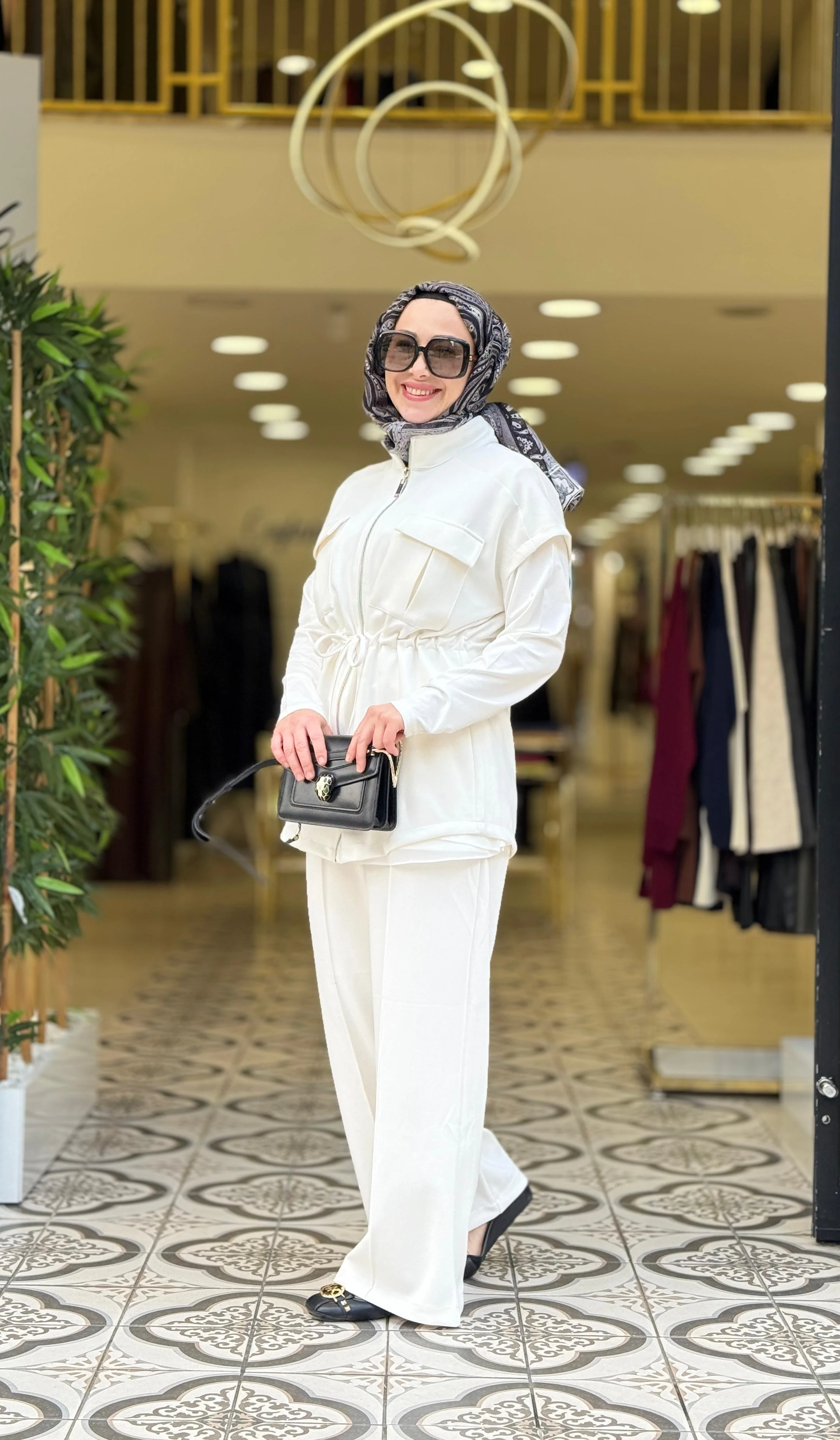 SELİNA TAKIM - BEYAZ