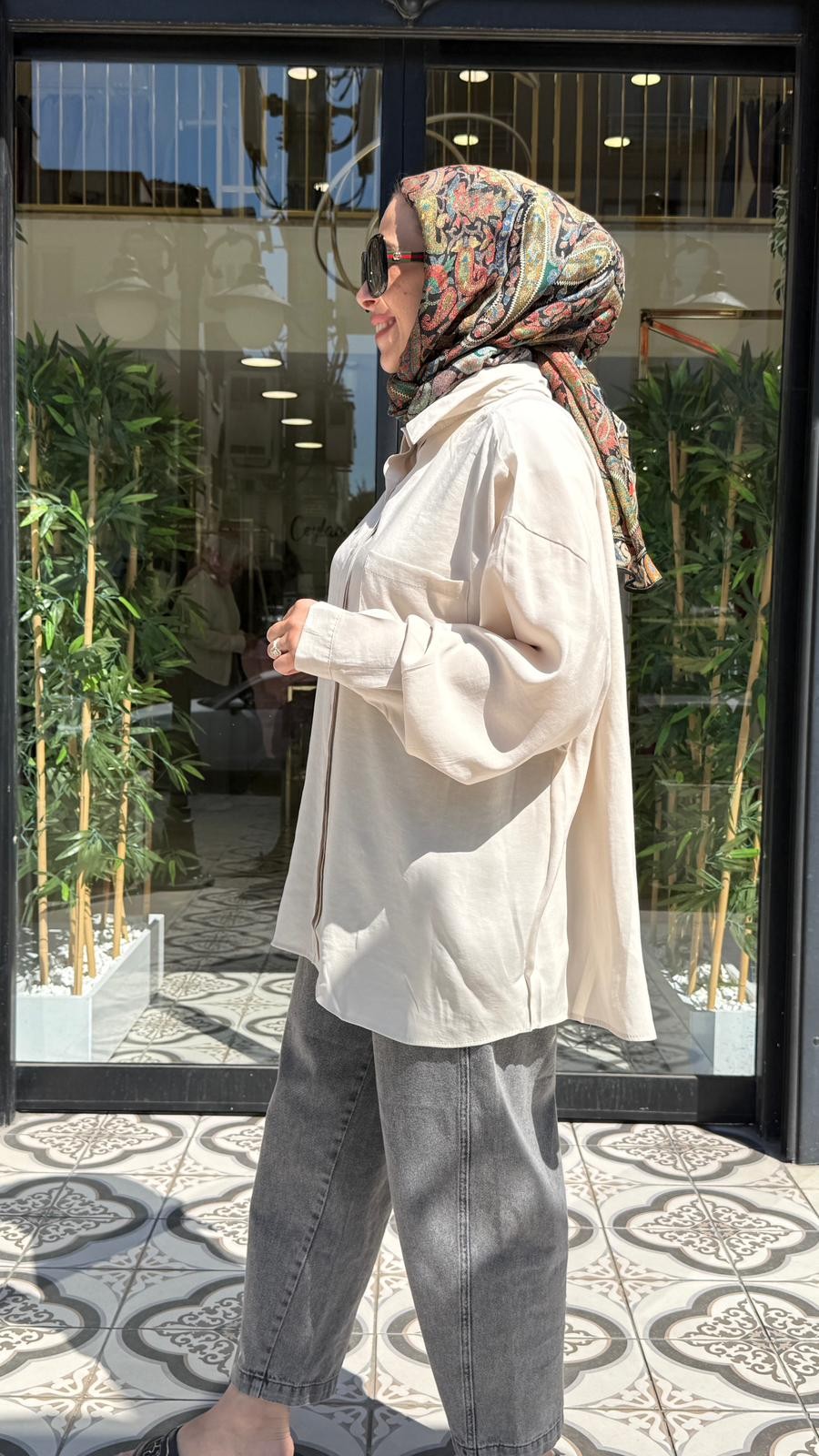 İVA GÖMLEK - TAŞ