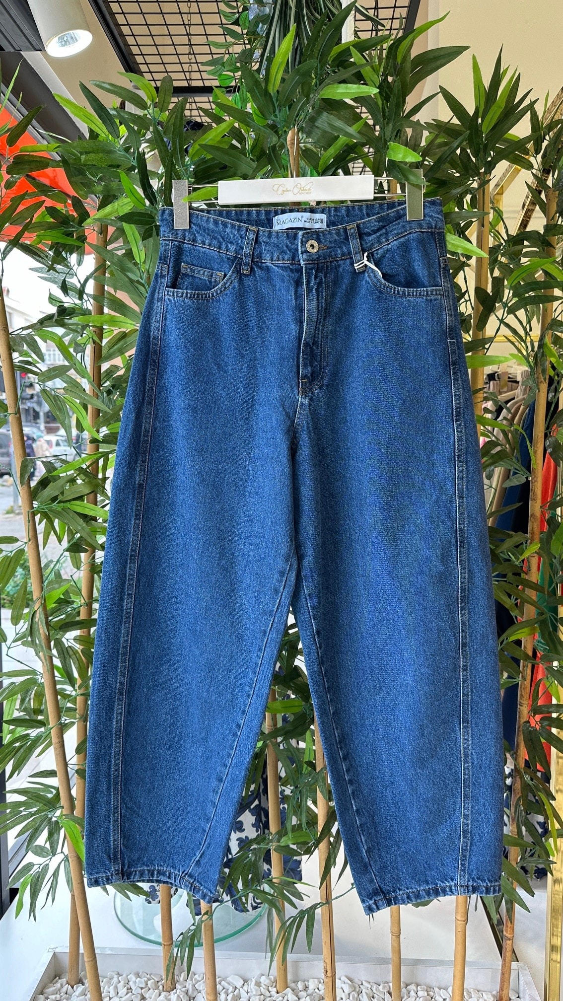 BOYFRİEND GENİŞ KOT PANTOLON
