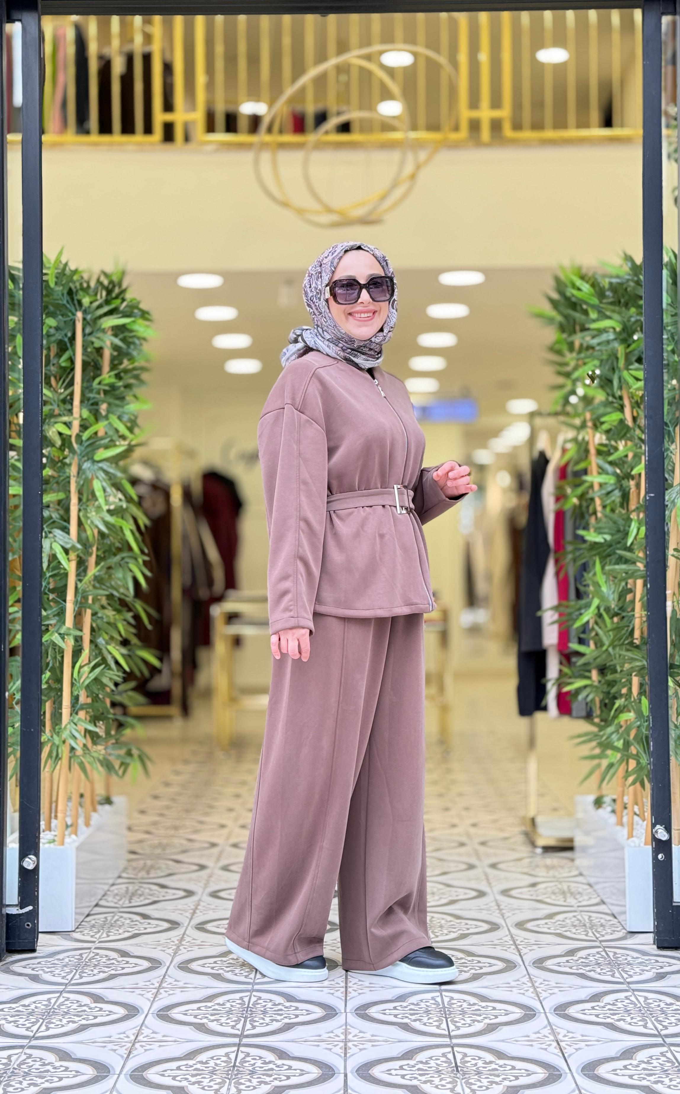 SERENS PANTOLONLU TAKIM - KAHVE