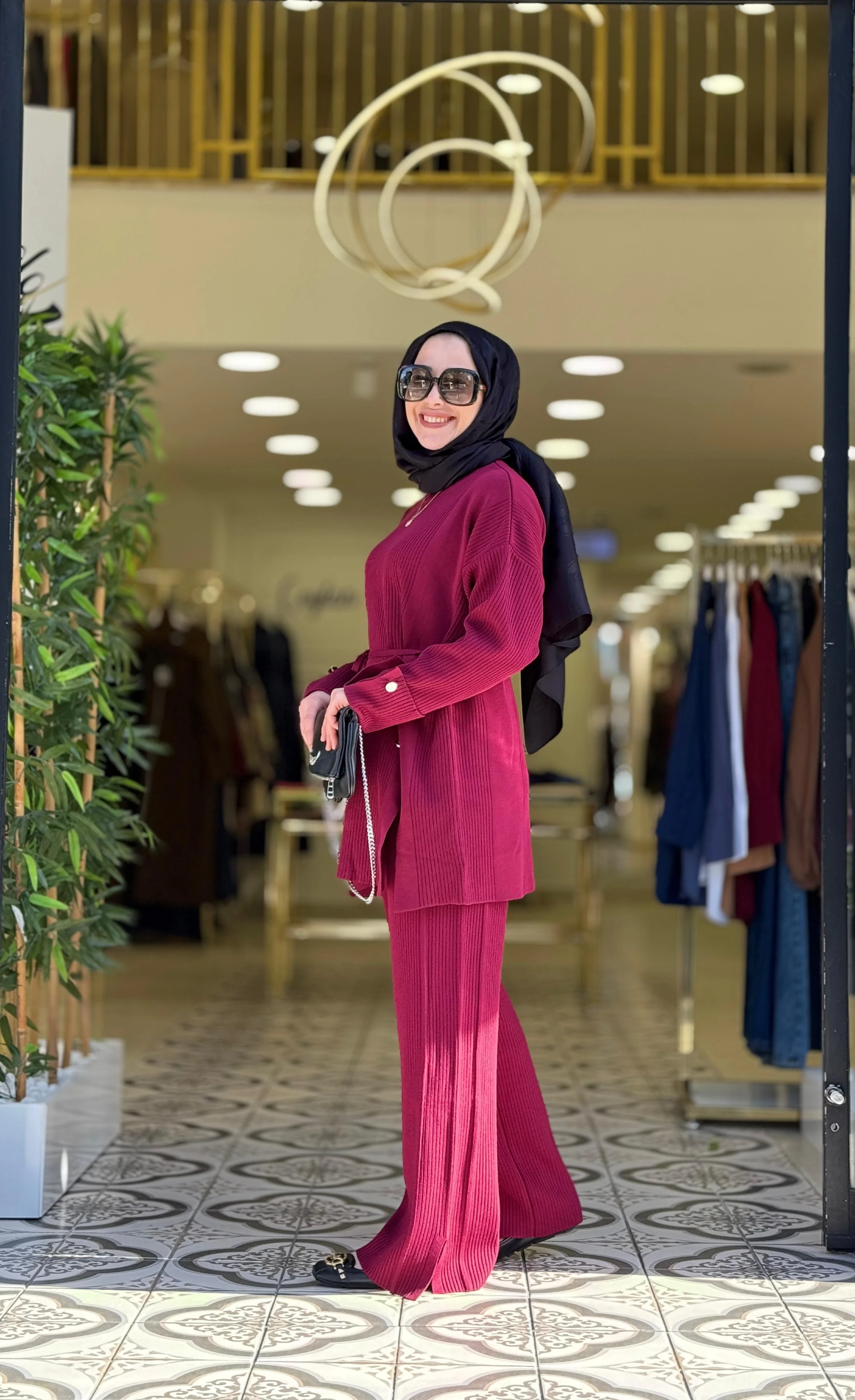 ZÜLAL TRİKO TAKIM - BORDO