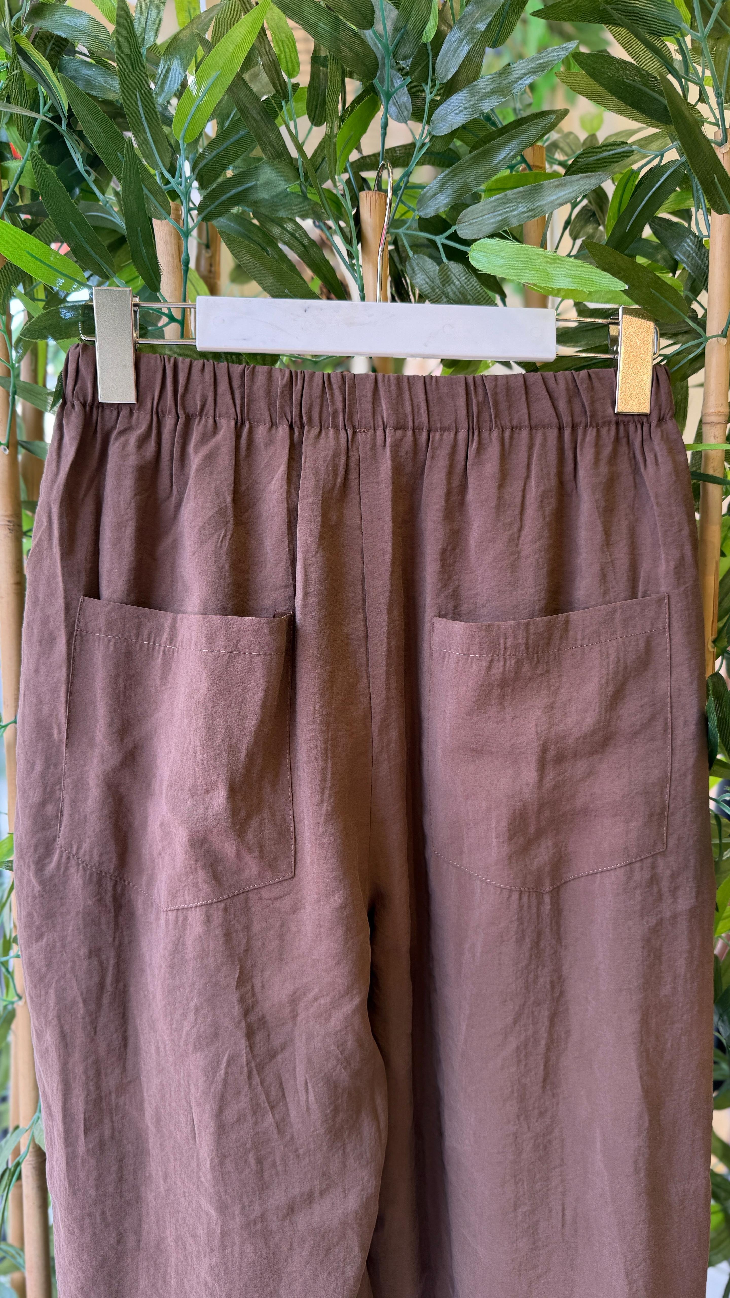 NİLDA PANTOLON - KAHVE